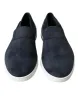 Elegant Blue Suede Leather Loafers sold by Louxly