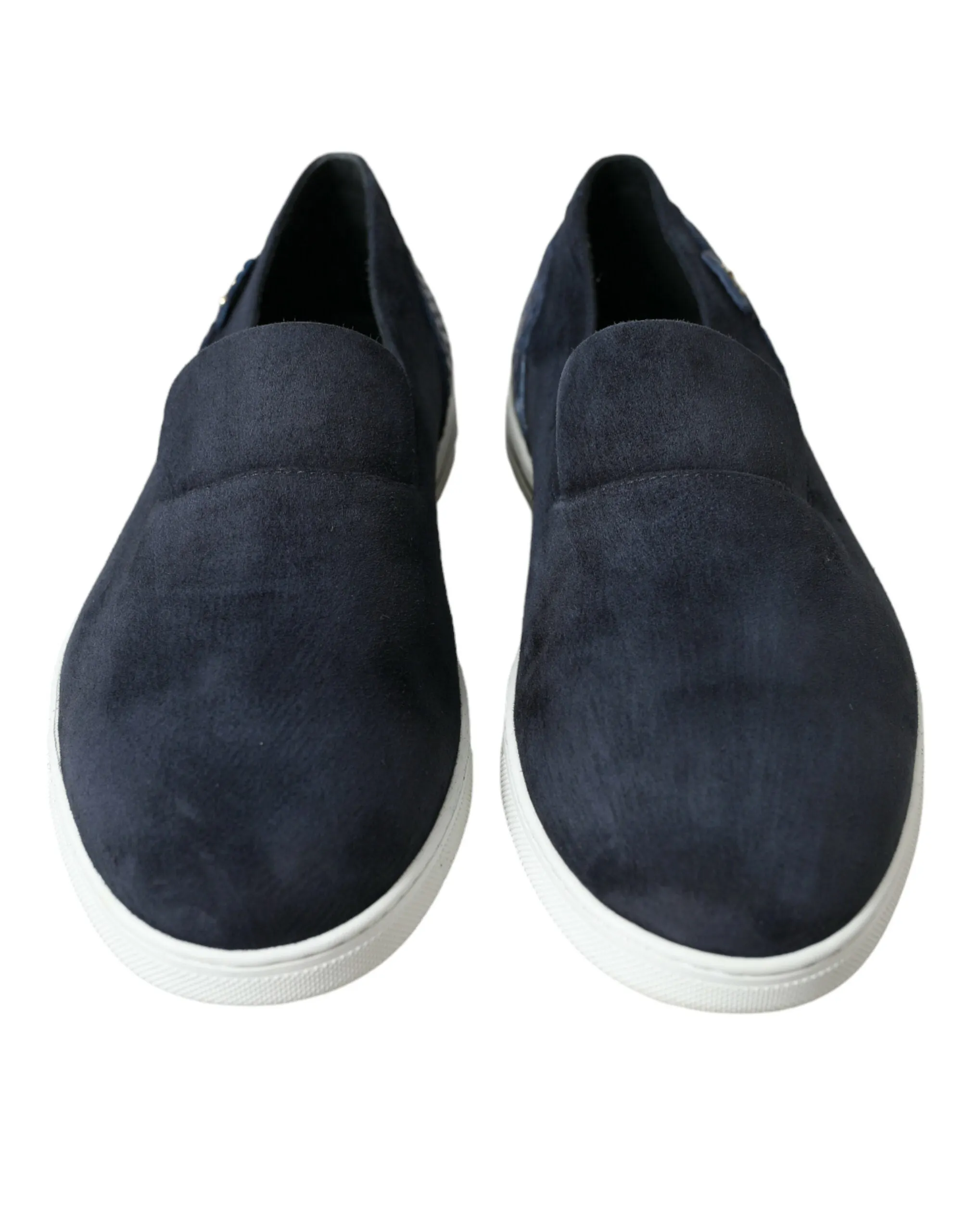 Elegant Blue Suede Leather Loafers sold by Louxly product image thumbnail 2