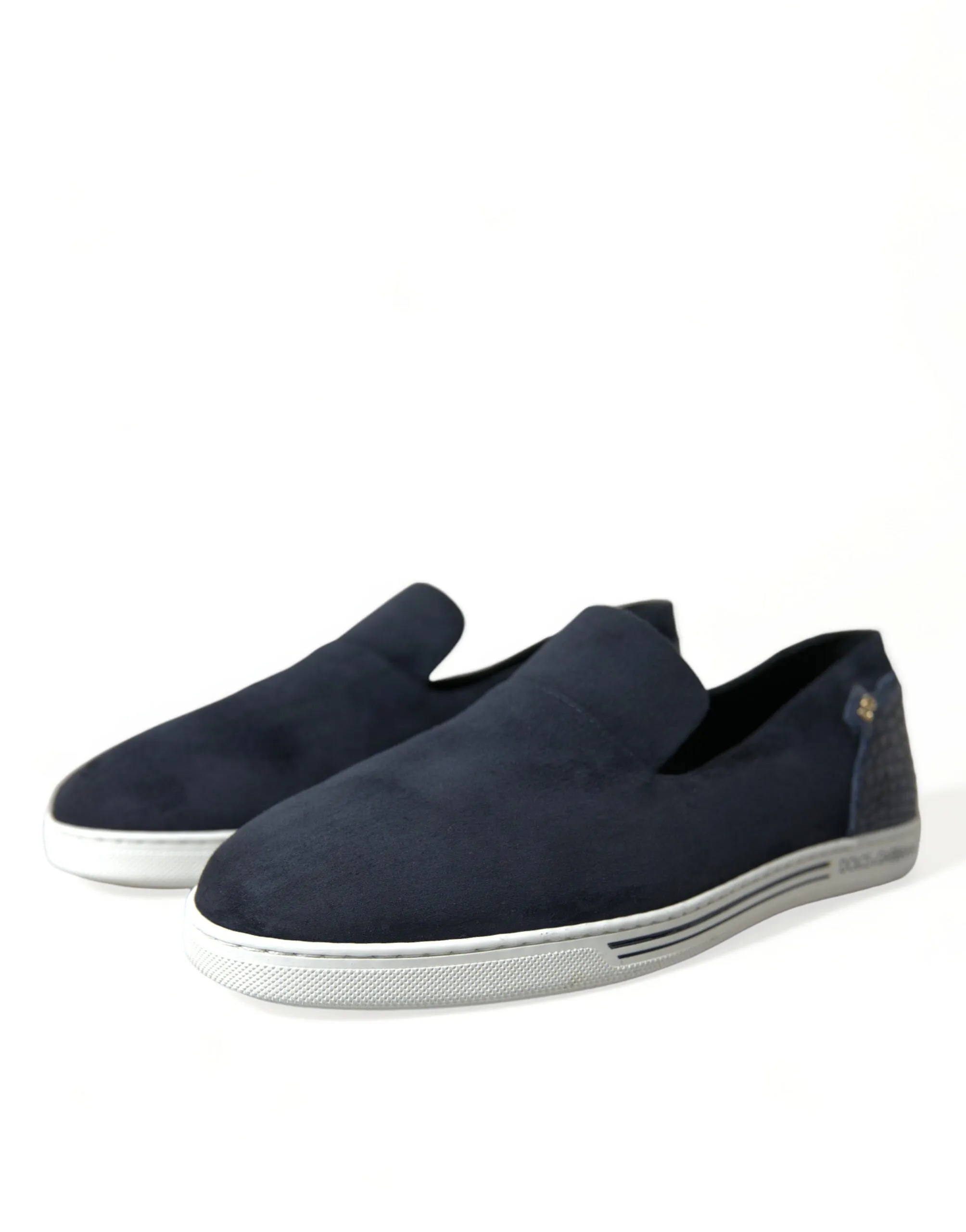 Elegant Blue Suede Leather Loafers sold by Louxly product image thumbnail 3