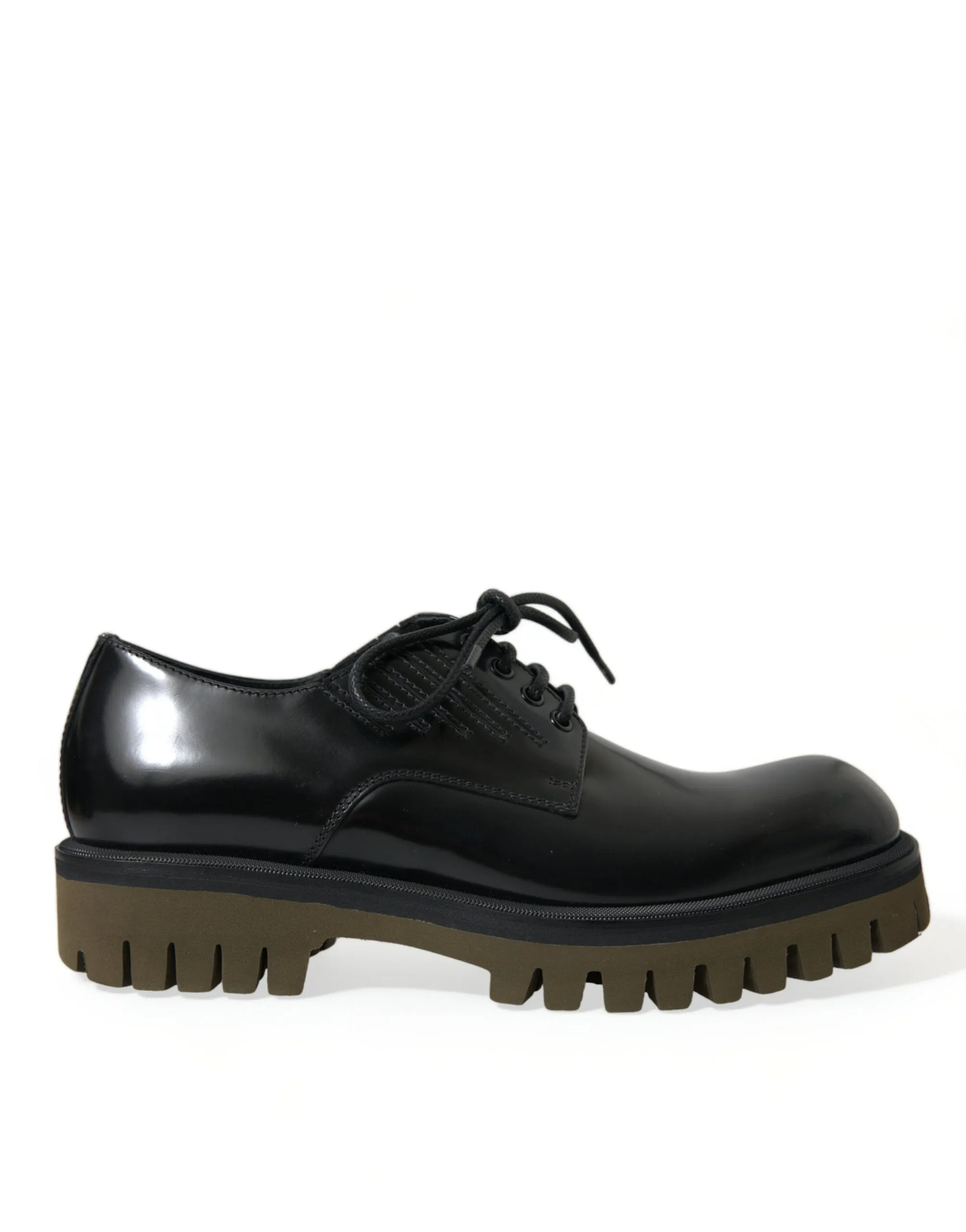 Elegant Black Leather Derby Dress Shoes sold by Louxly