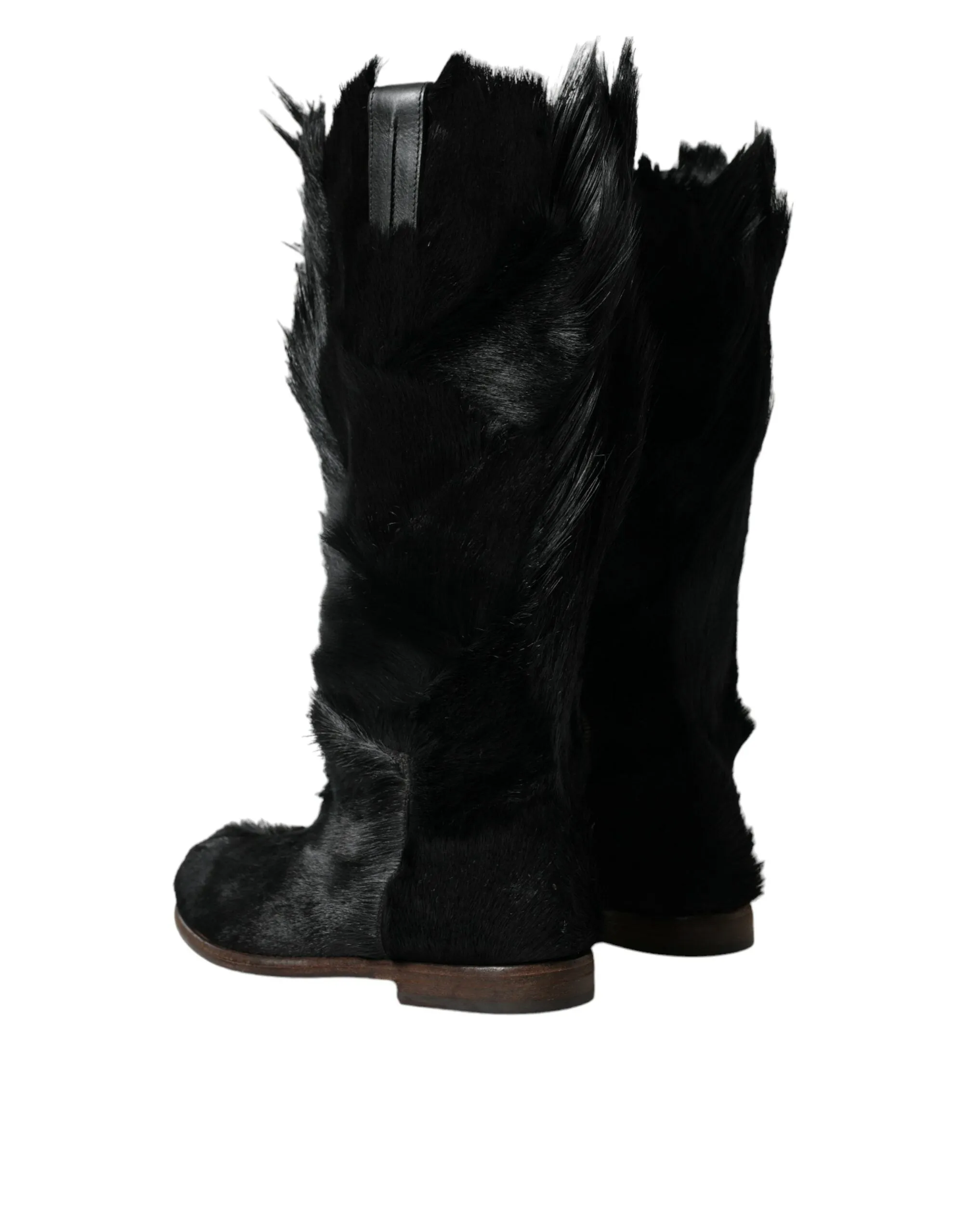 Opulent Gazelle Fur Mid Calf Boots sold by Louxly product image thumbnail 4