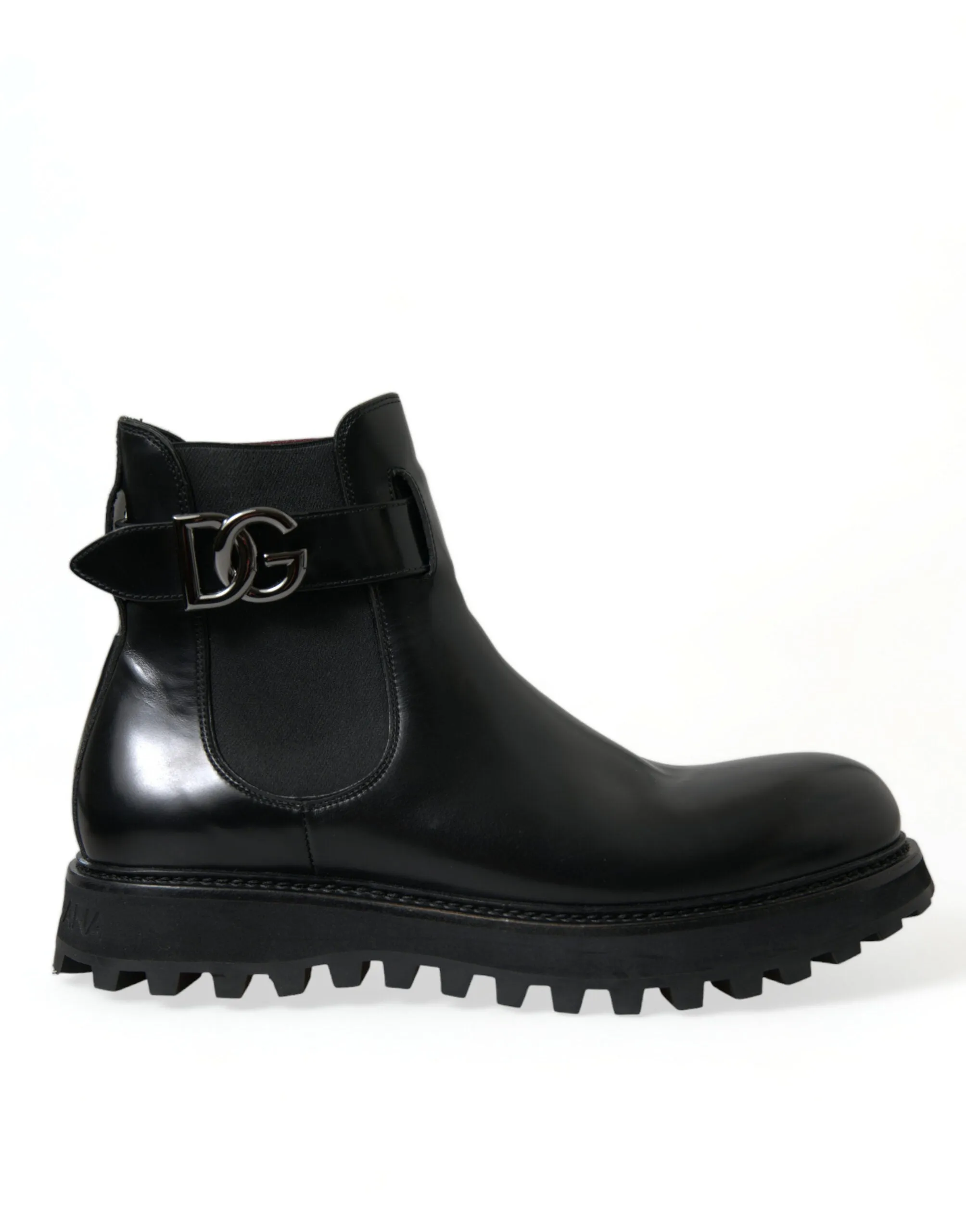 Elegant Black Calf Leather Chelsea Boots sold by Louxly