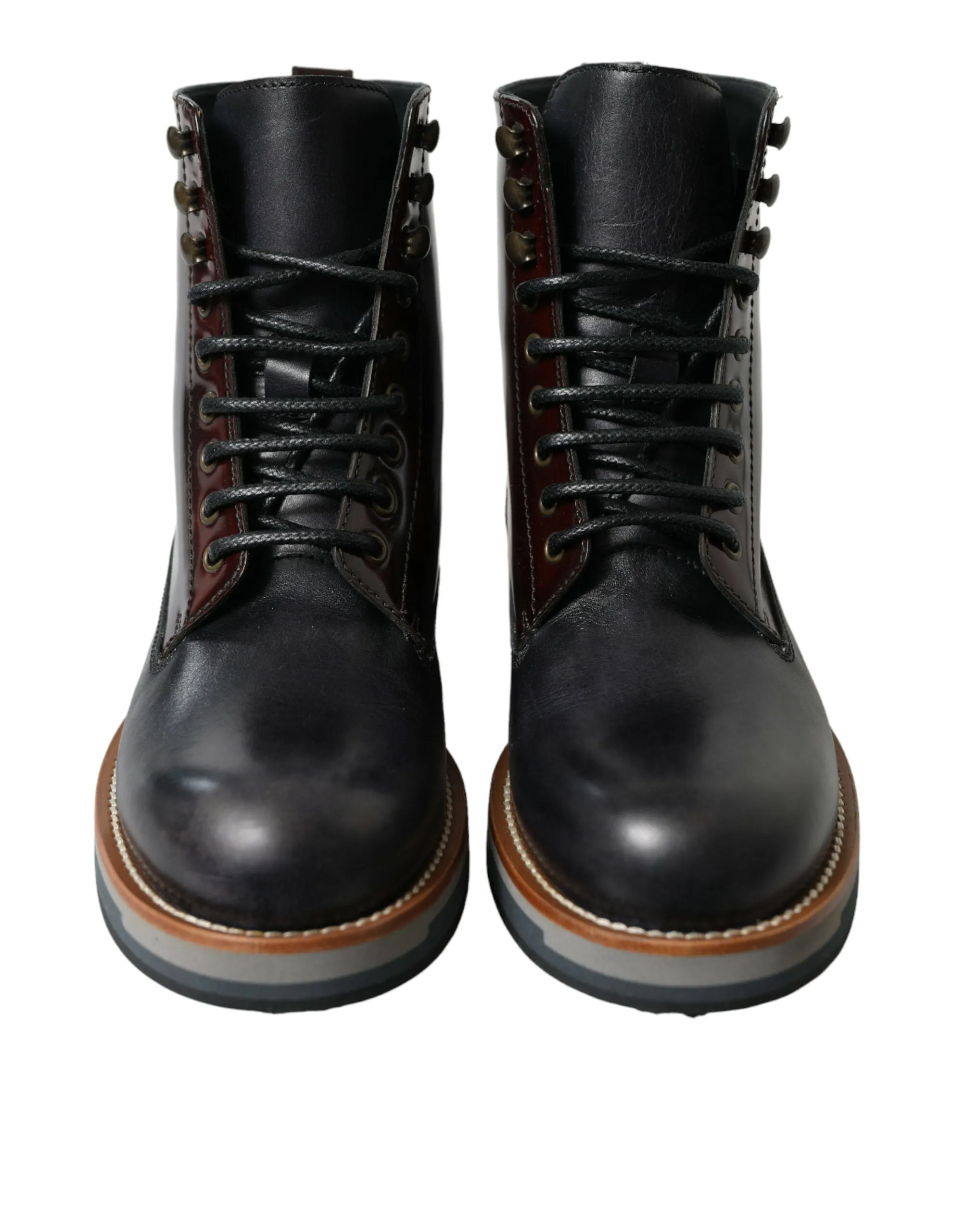 Elegant Bi-Color Leather Boots sold by Louxly product image thumbnail 2