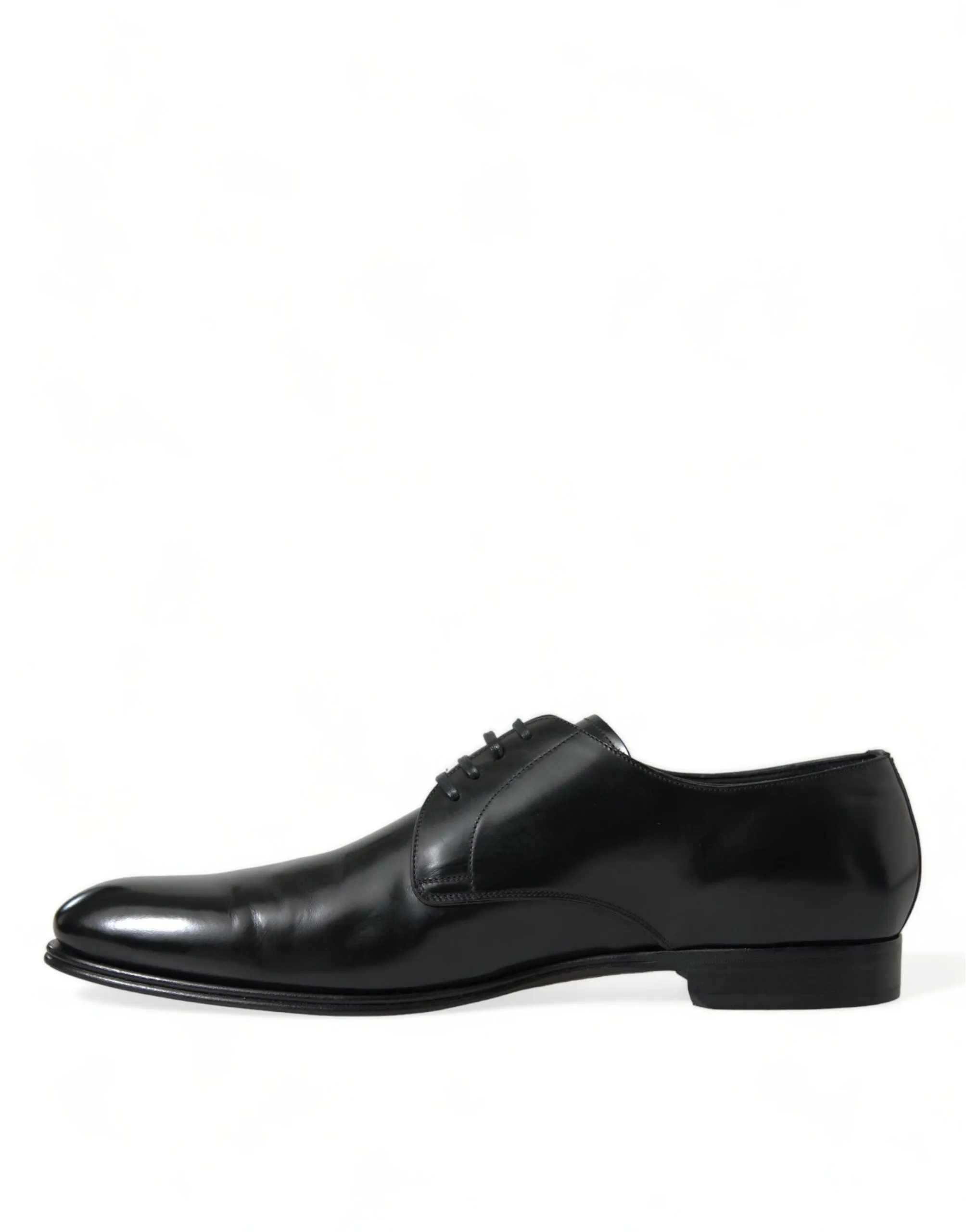 Elegant Black Calfskin Men's Derby Shoes sold by Louxly product image thumbnail 5