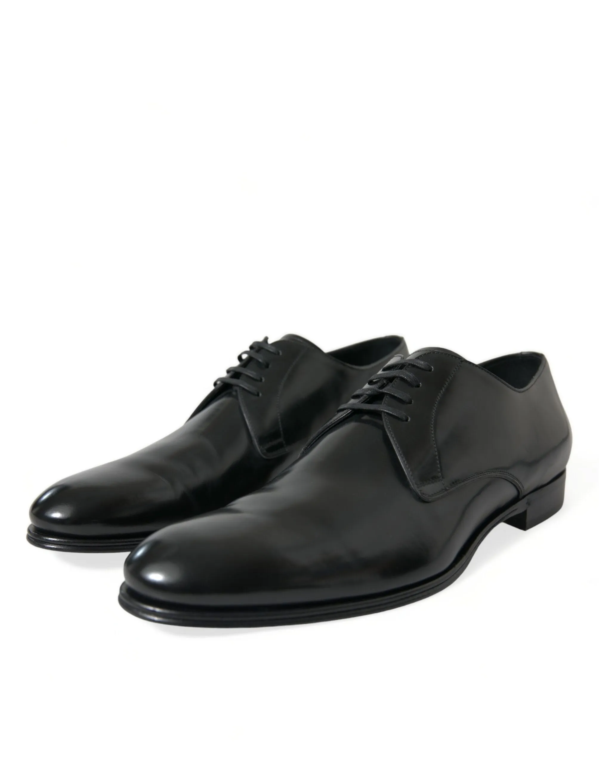 Elegant Black Calfskin Men's Derby Shoes sold by Louxly product image thumbnail 3