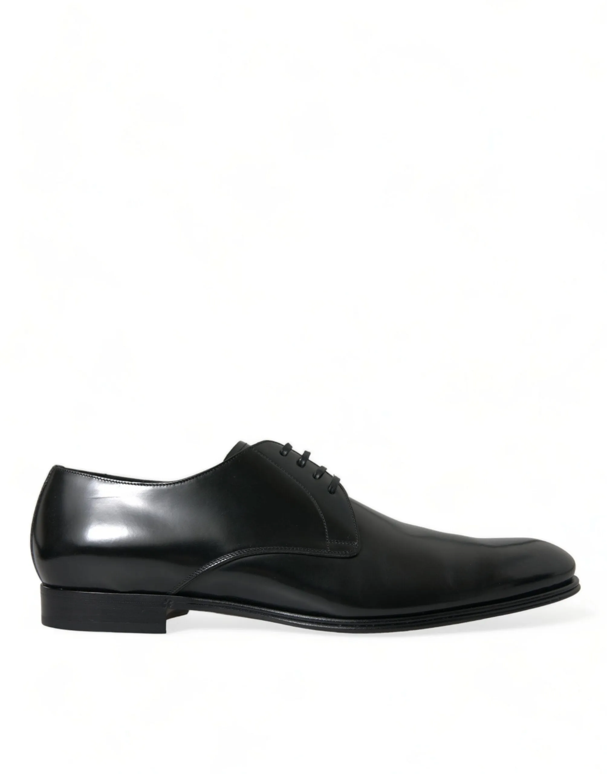 Elegant Black Calfskin Men's Derby Shoes sold by Louxly
