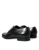 Elegant Black Calfskin Men's Derby Shoes sold by Louxly