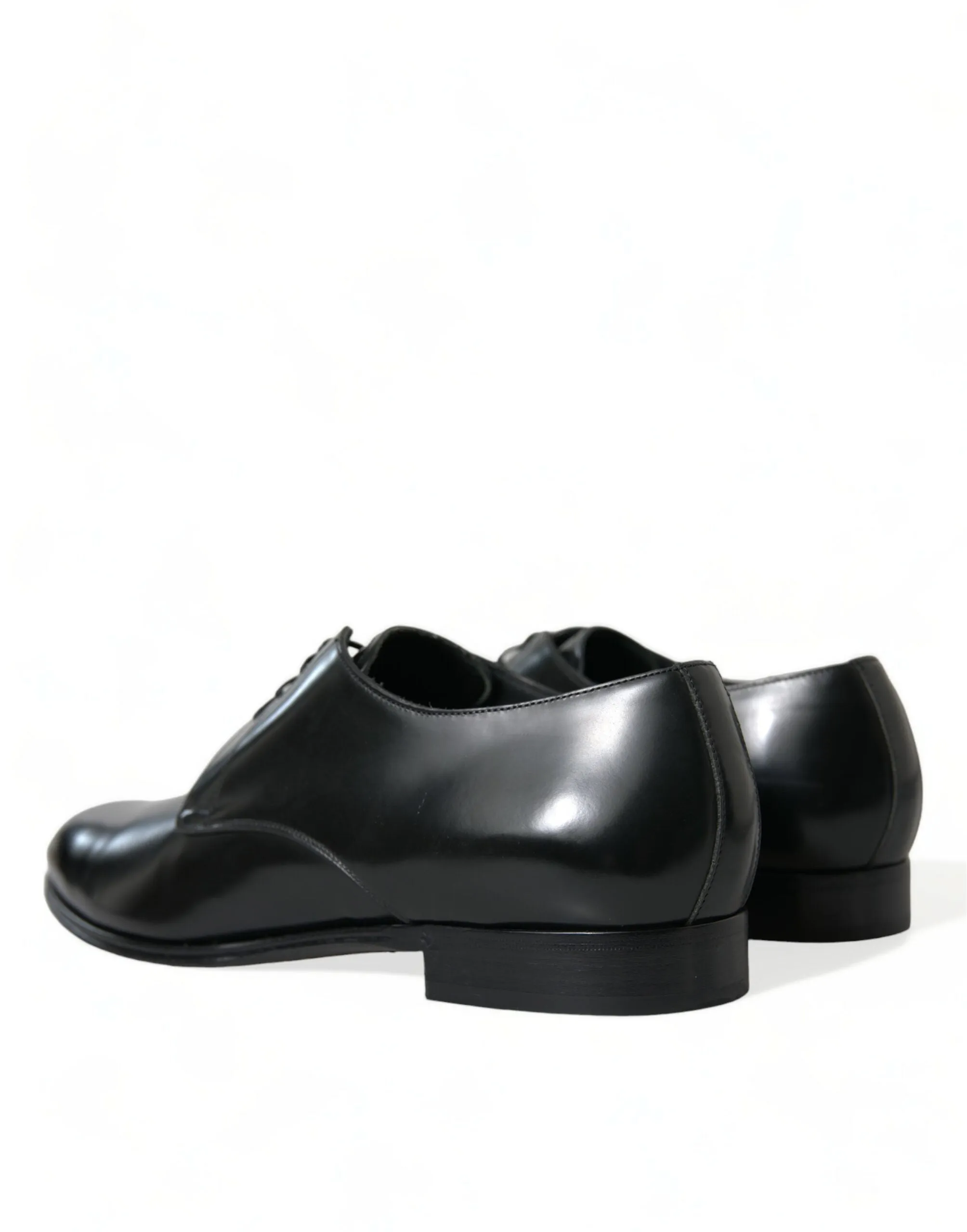 Elegant Black Calfskin Men's Derby Shoes sold by Louxly product image thumbnail 4