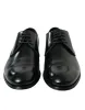 Elegant Black Calfskin Men's Derby Shoes sold by Louxly