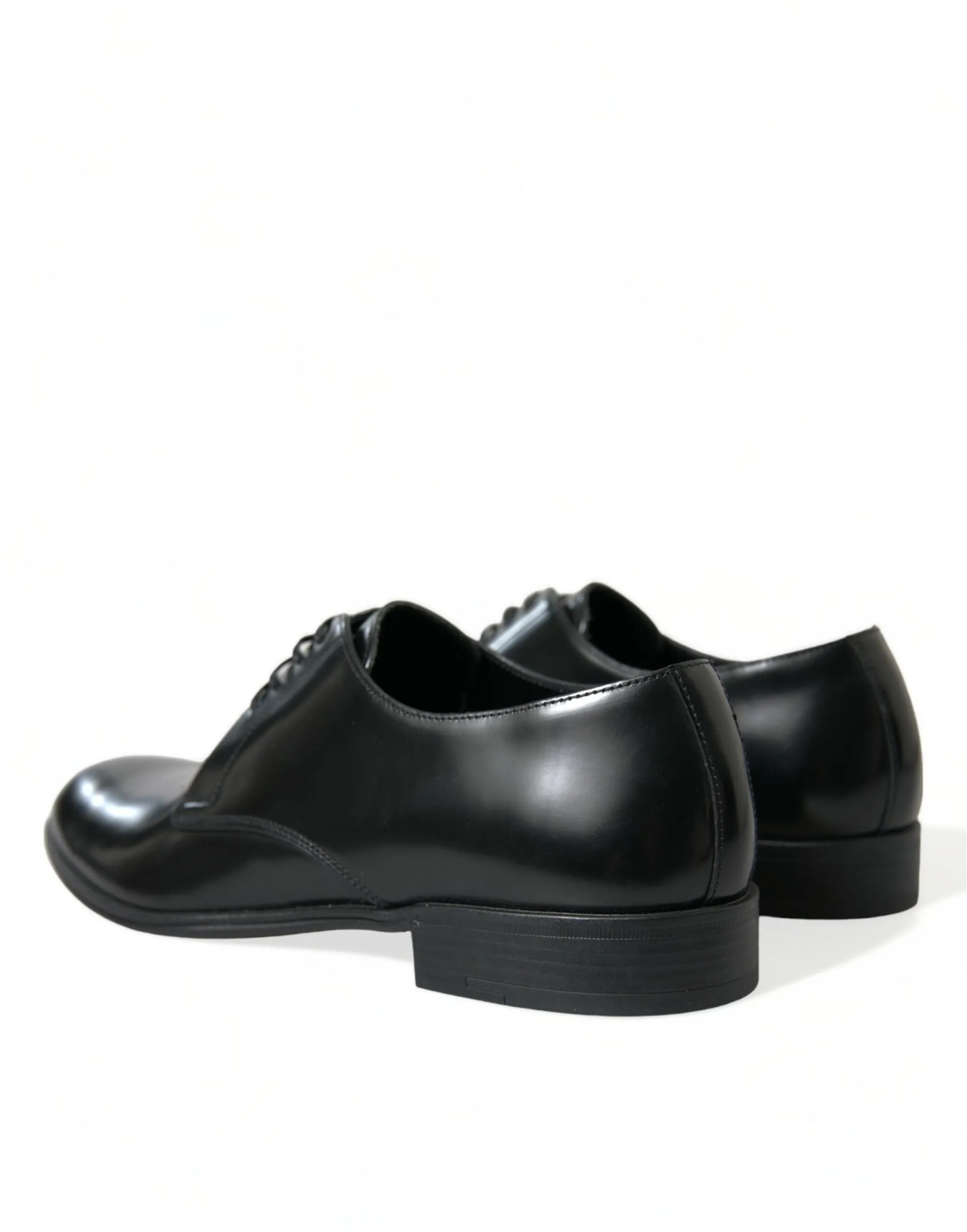 Elegant Black Leather Derby Formal Shoes sold by Louxly product image thumbnail 4