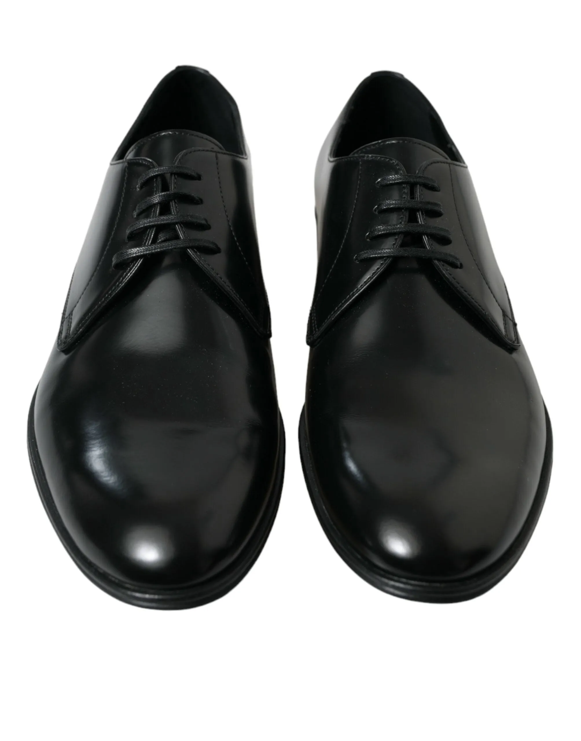 Elegant Black Leather Derby Formal Shoes sold by Louxly product image thumbnail 2