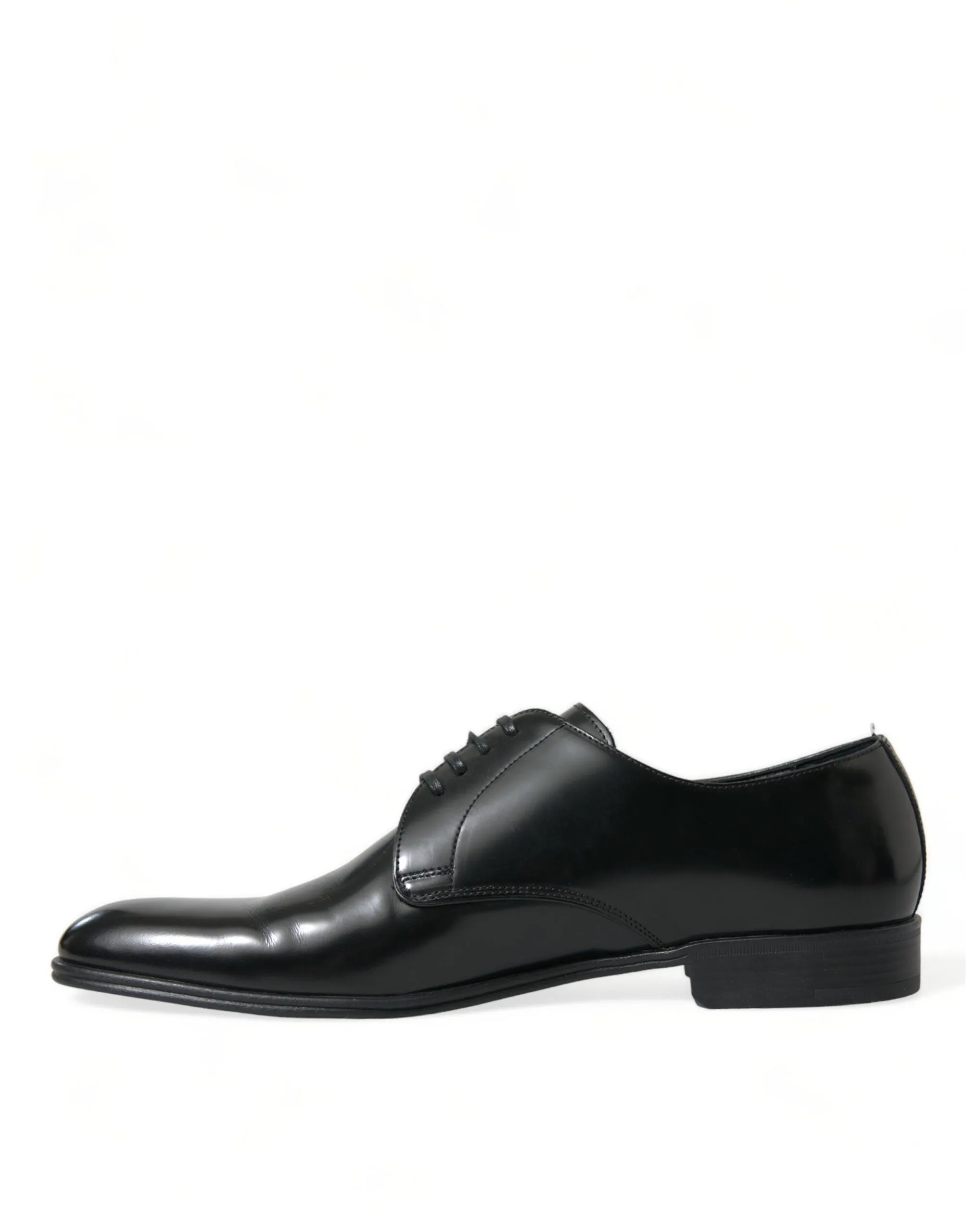 Elegant Black Leather Derby Formal Shoes sold by Louxly product image thumbnail 5