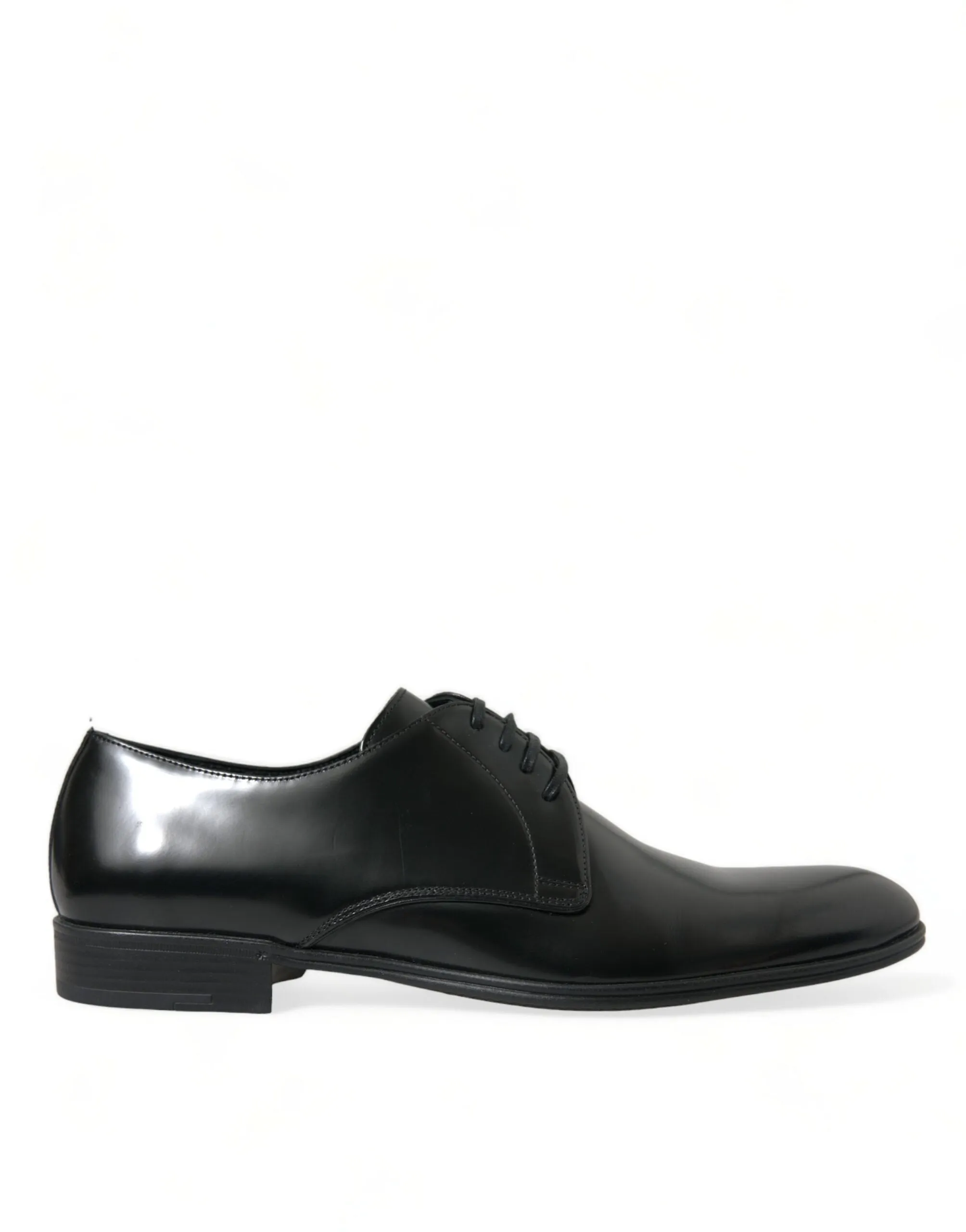 Elegant Black Leather Derby Formal Shoes sold by Louxly