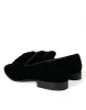 Elegant Black Velvet Loafers - Men's Luxury Footwear sold by Louxly