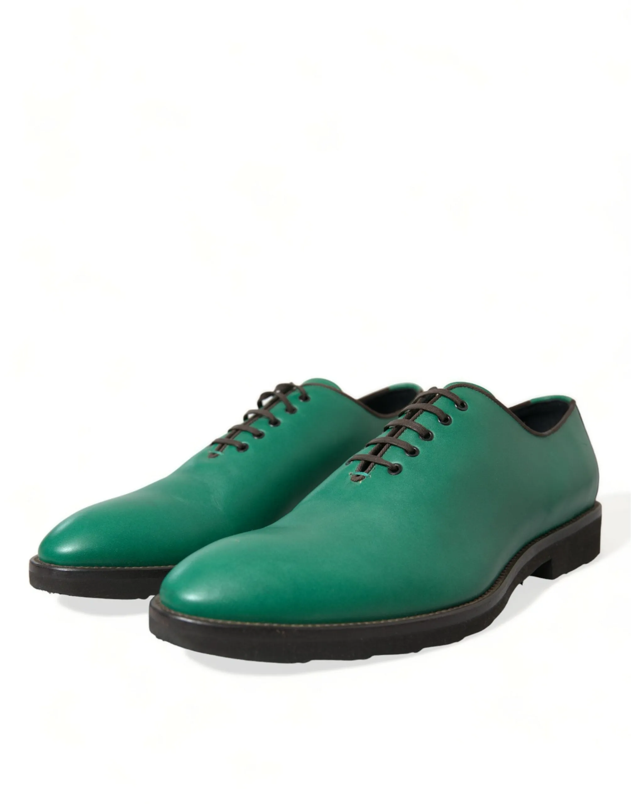 Elegant Green Leather Oxford Dress Shoes sold by Louxly product image thumbnail 3