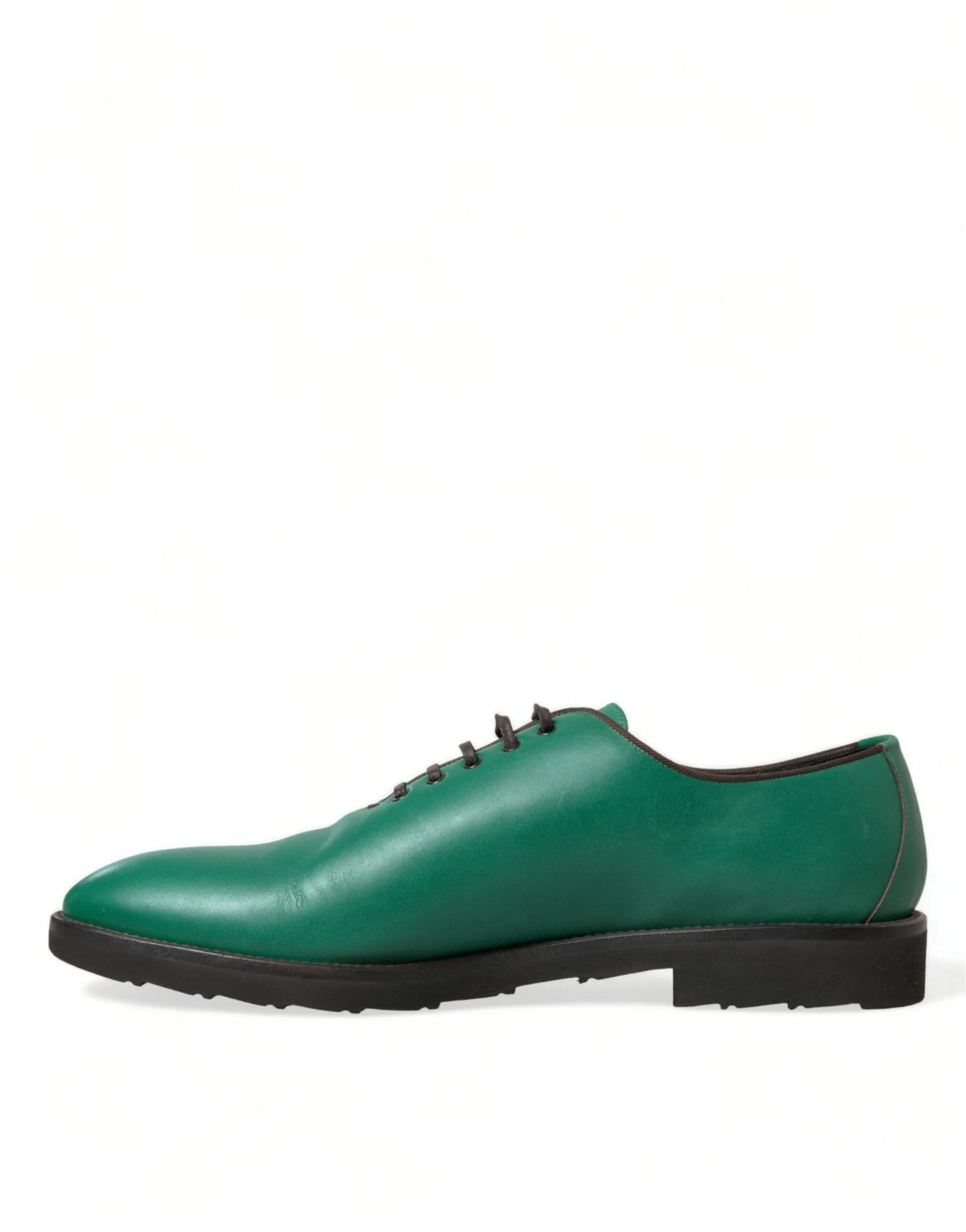 Elegant Green Leather Oxford Dress Shoes sold by Louxly product image thumbnail 4