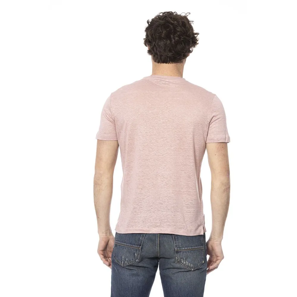 Pink Cotton T-Shirt sold by Louxly product image thumbnail 3