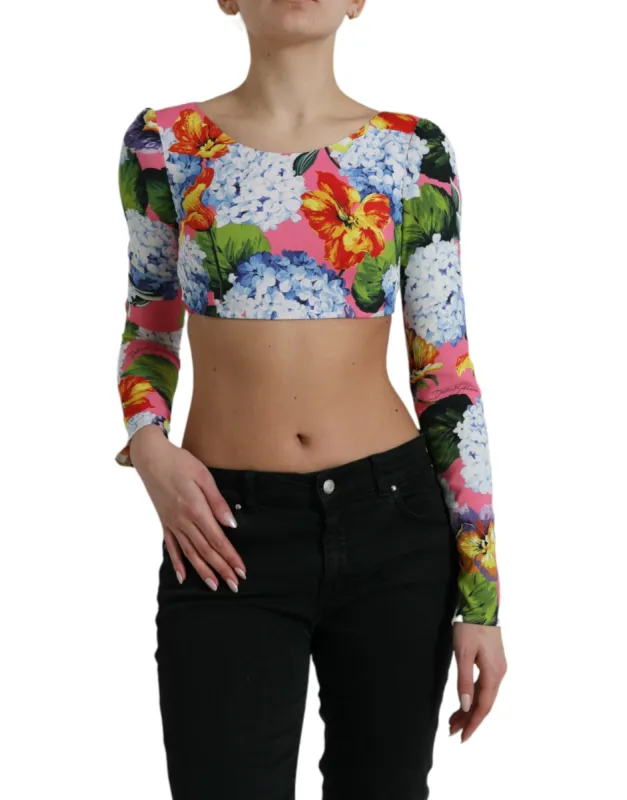 Floral Elegance Cropped Top sold by Louxly