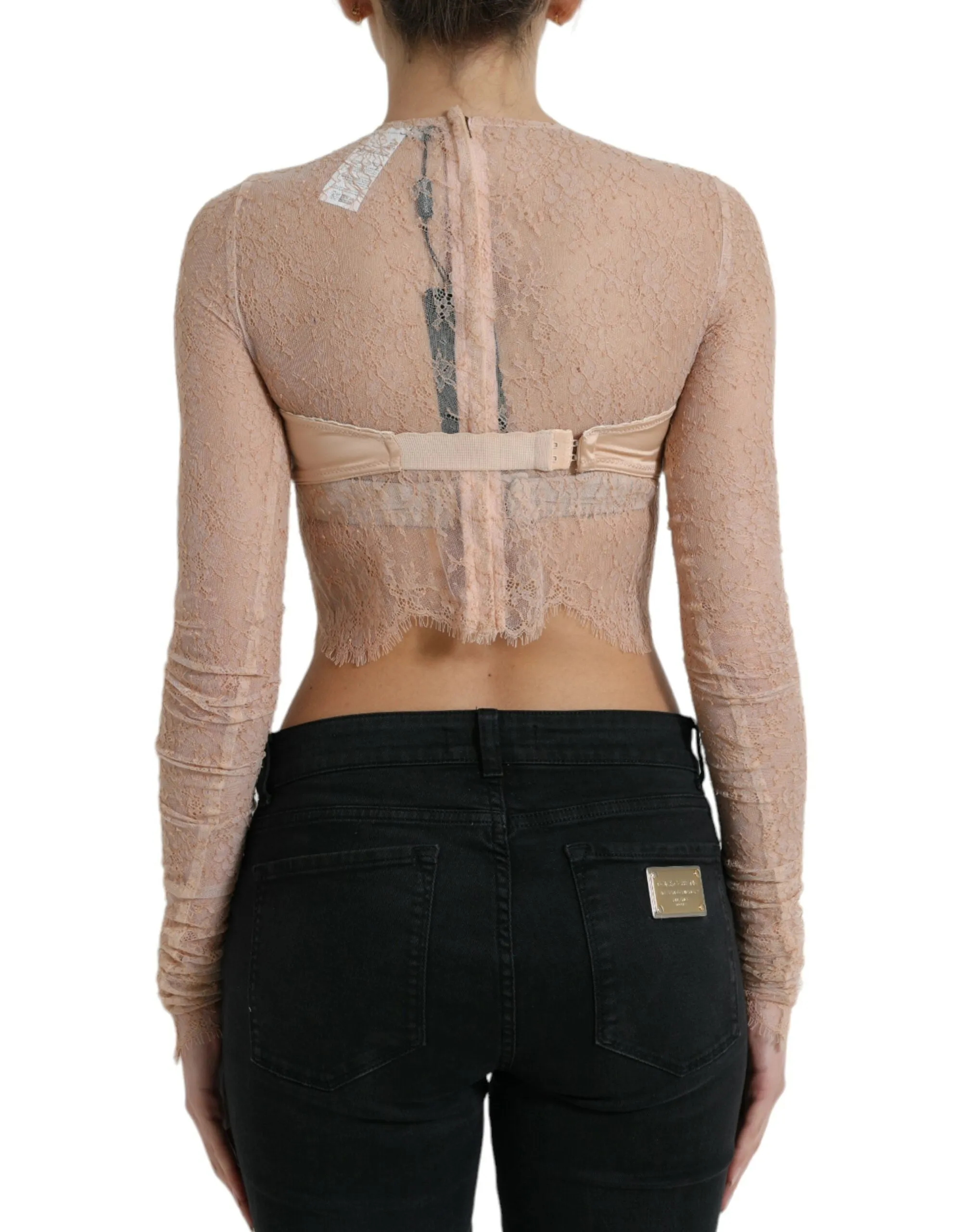 Elegant Lace Bustier Cropped Top sold by Louxly product image thumbnail 3