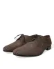 Elegant Raffia Upper Derby Shoes - Lace Up in Brown sold by Louxly