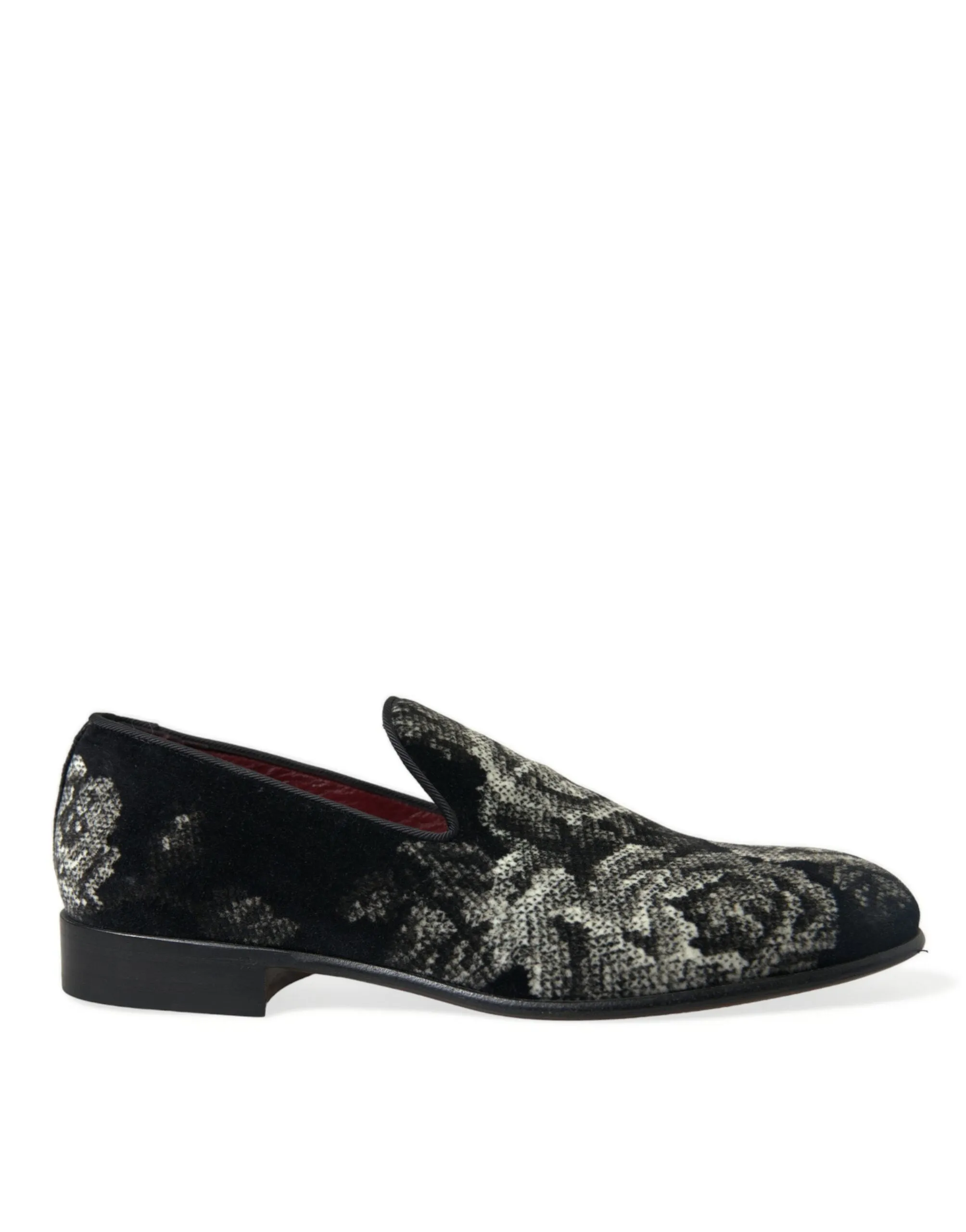 Elegant Floral Velvet Loafers sold by Louxly