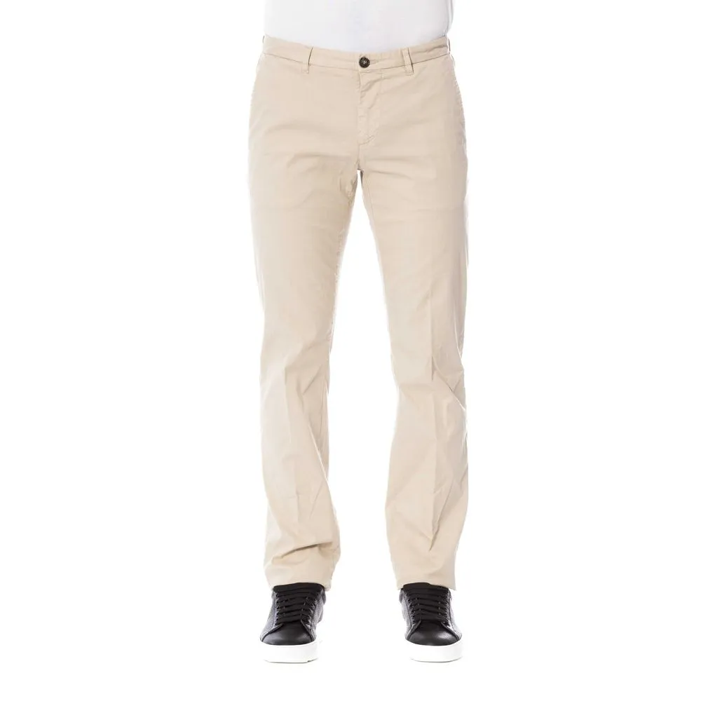 Beige Cotton Men's Pants sold by Louxly