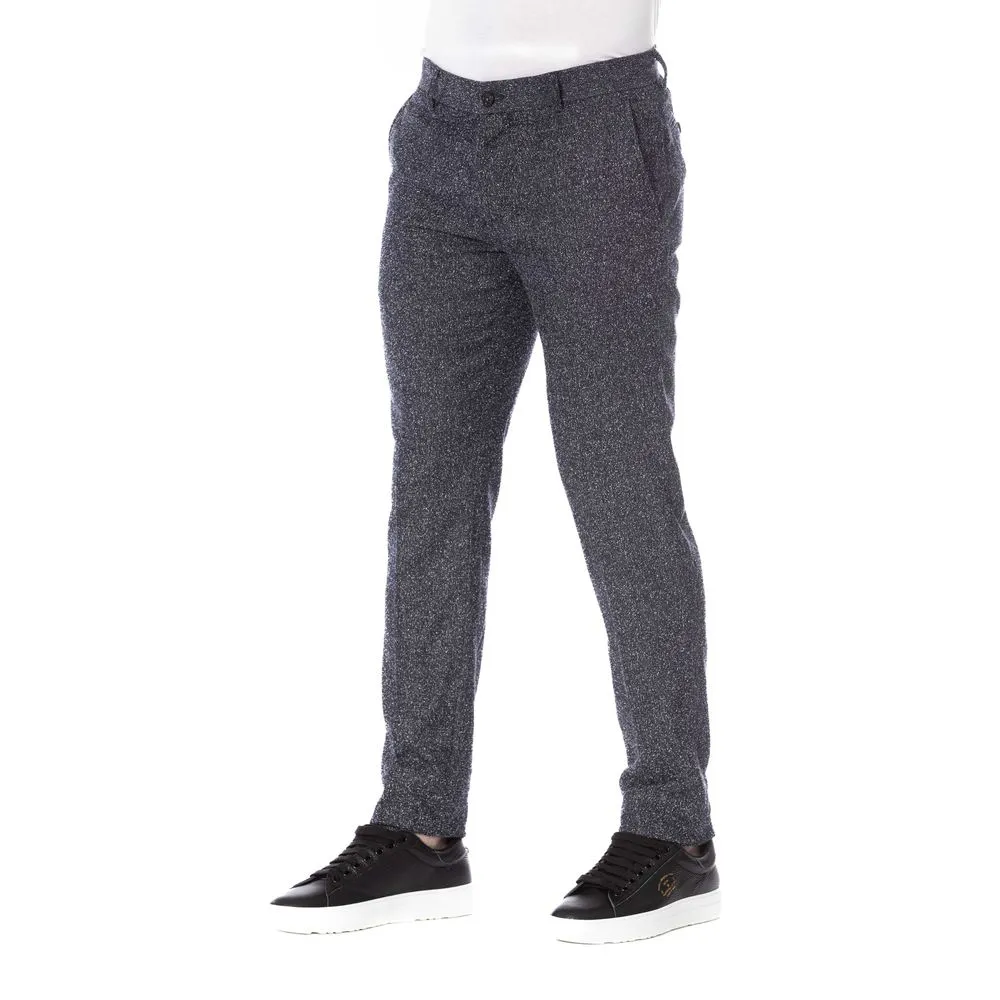 Black Cotton Men Trousers sold by Louxly product image thumbnail 2