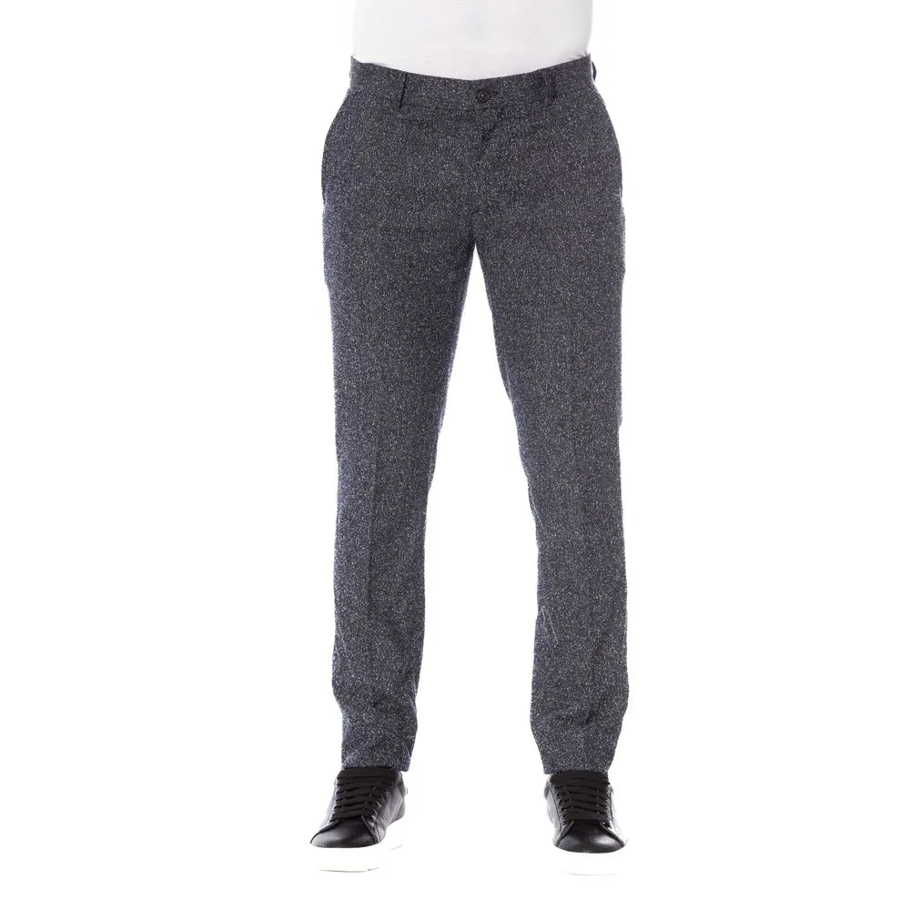 Black Cotton Men Trousers sold by Louxly