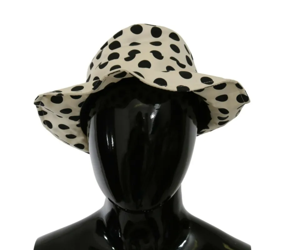 Chic Black Polka Dot Trilby Hat sold by Louxly