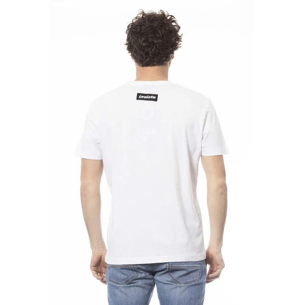 White Cotton Men T-Shirt sold by Louxly product image thumbnail 3
