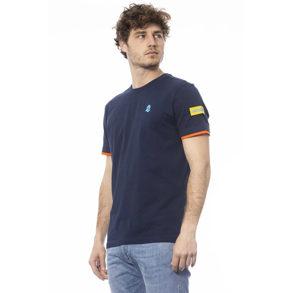 Blue Cotton Men T-Shirt sold by Louxly product image thumbnail 2