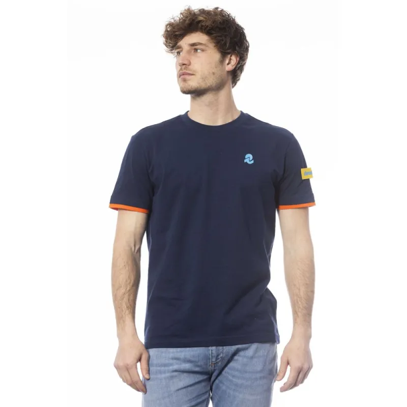 Blue Cotton Men T-Shirt sold by Louxly
