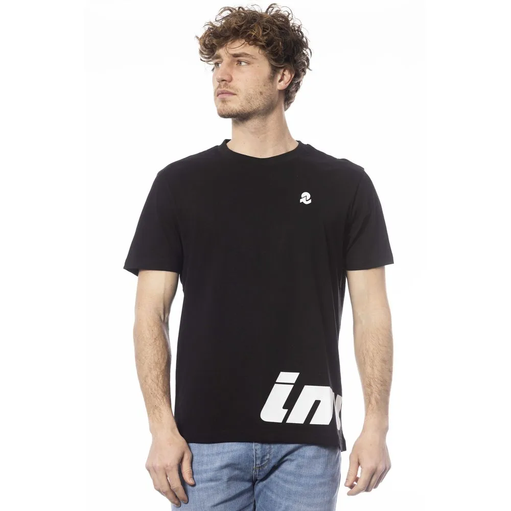 Black Cotton Men T-Shirt sold by Louxly