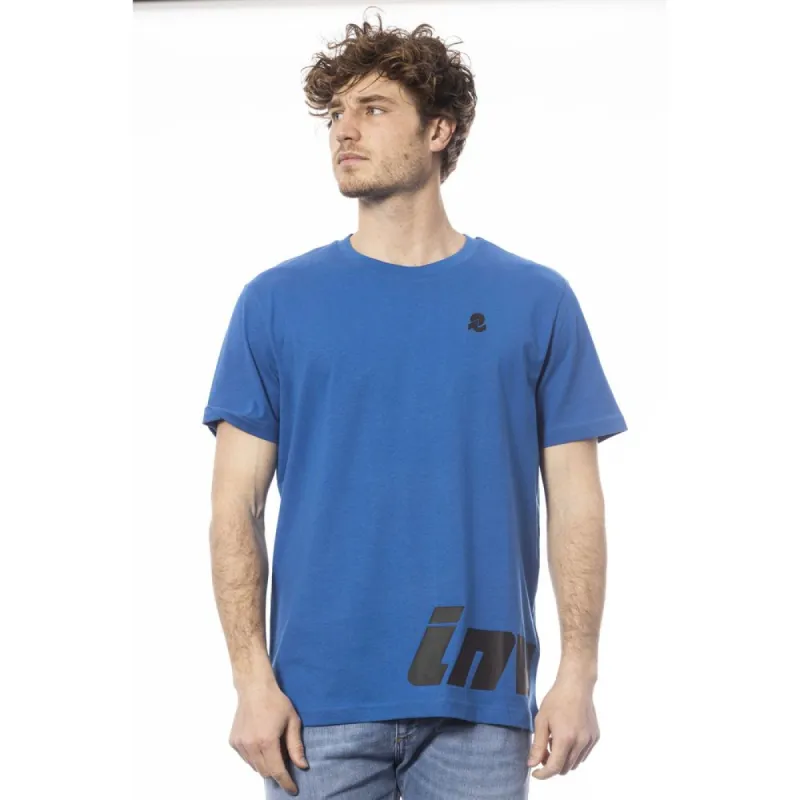Blue Cotton Men T-Shirt sold by Louxly