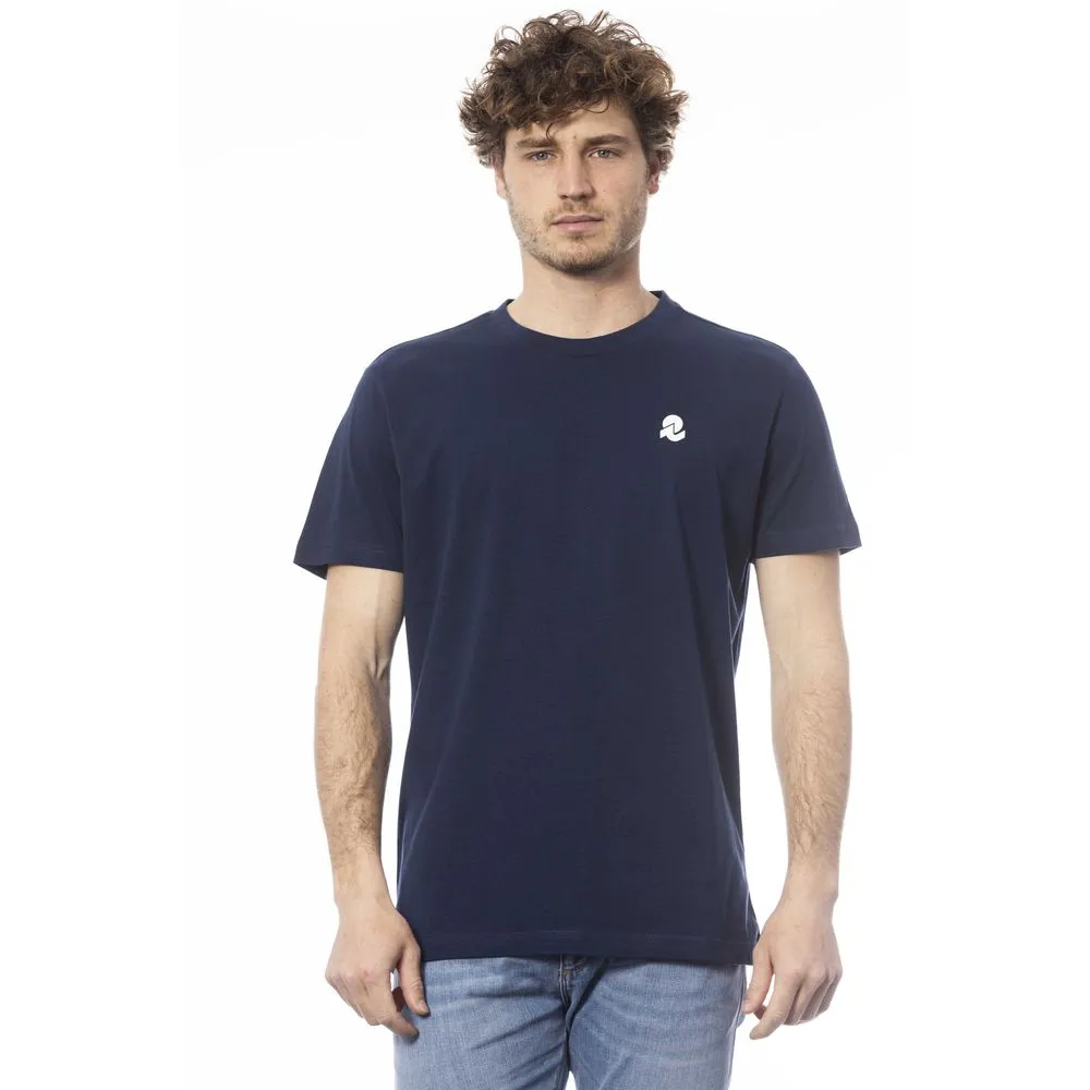 Blue Cotton Men T-Shirt sold by Louxly