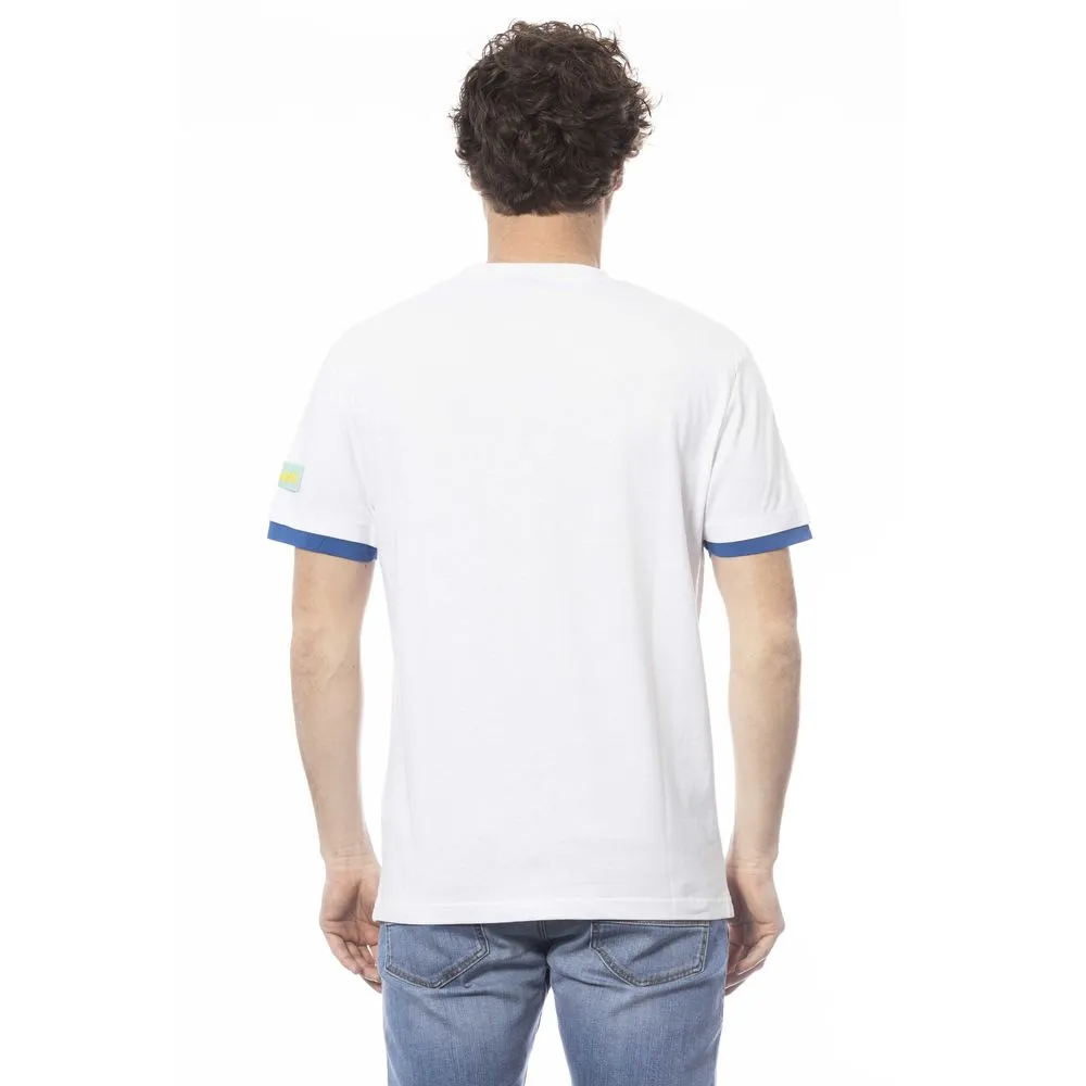 White Cotton Men T-Shirt sold by Louxly product image thumbnail 3