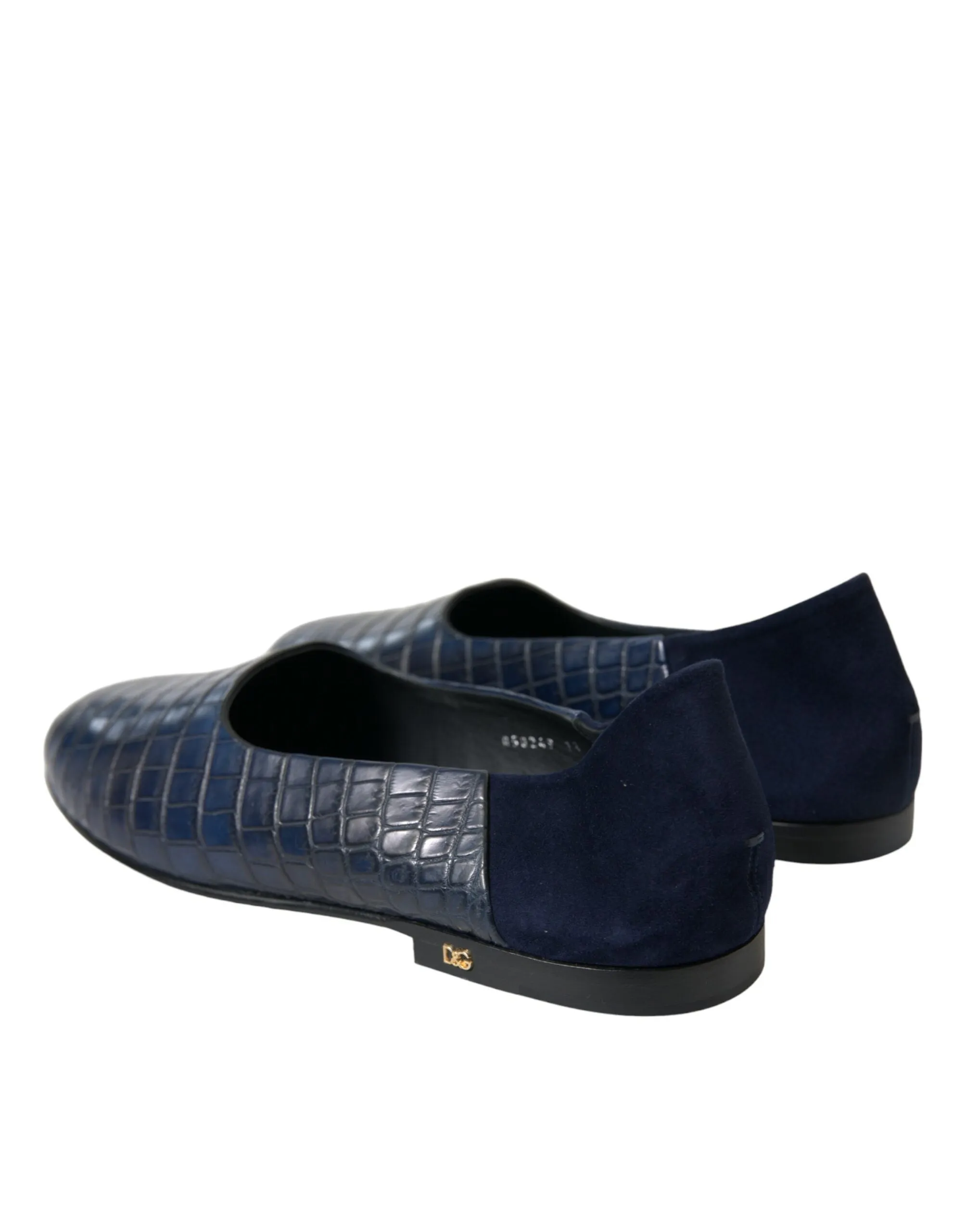 Elegant Blue Crocodile Leather Loafers sold by Louxly product image thumbnail 4