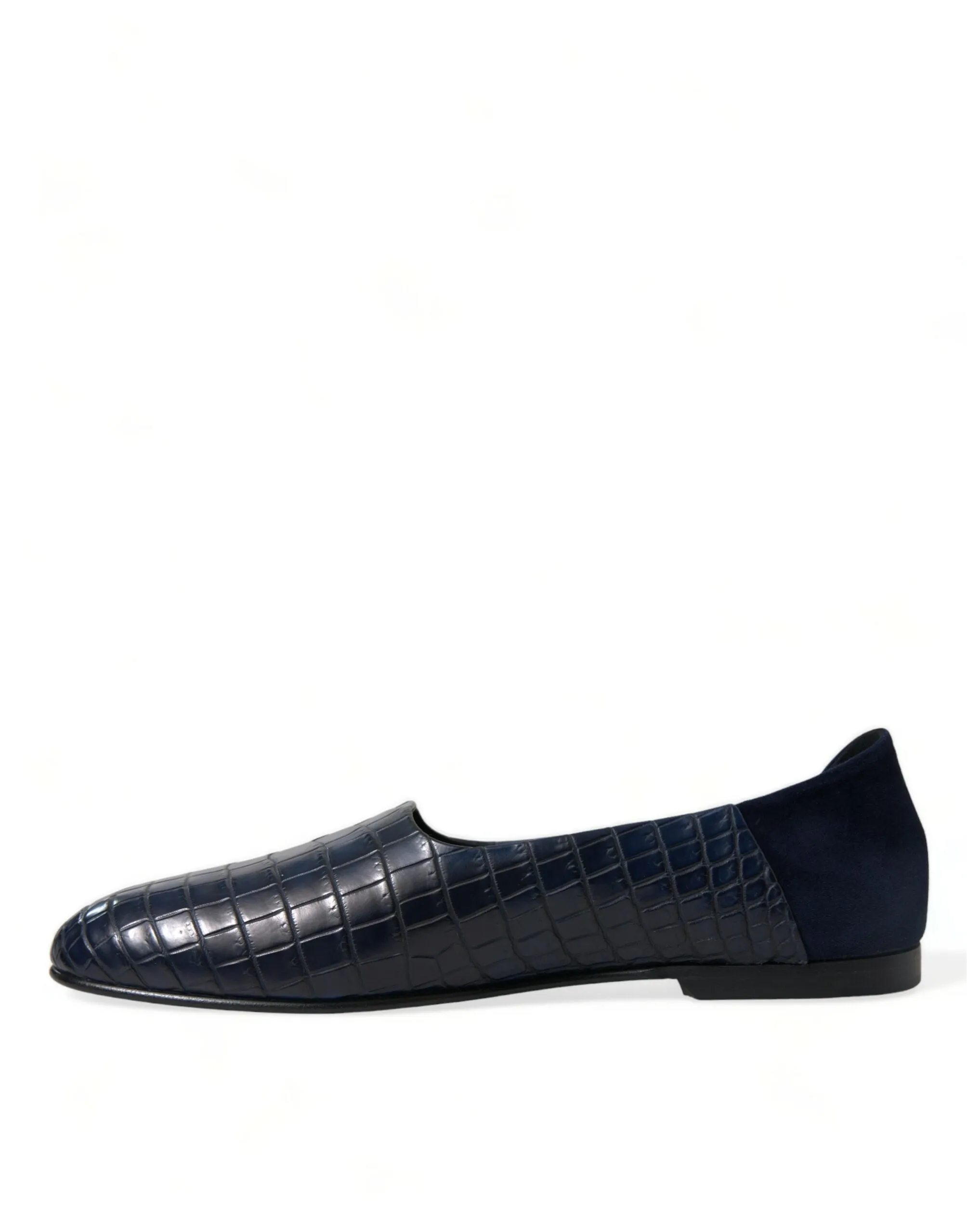 Elegant Blue Crocodile Leather Loafers sold by Louxly product image thumbnail 5