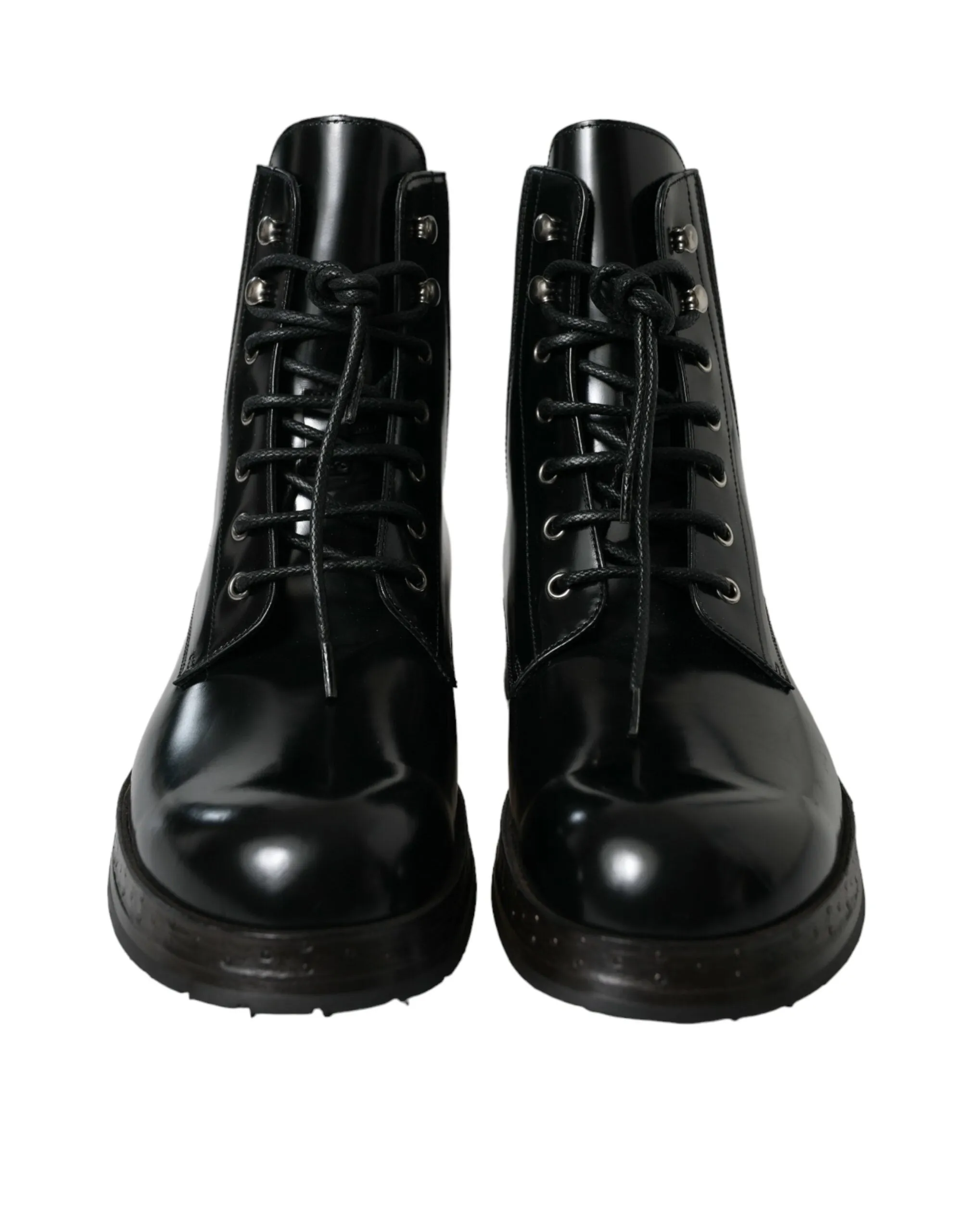 Elegant Black Leather Mid Calf Men's Boots sold by Louxly product image thumbnail 2