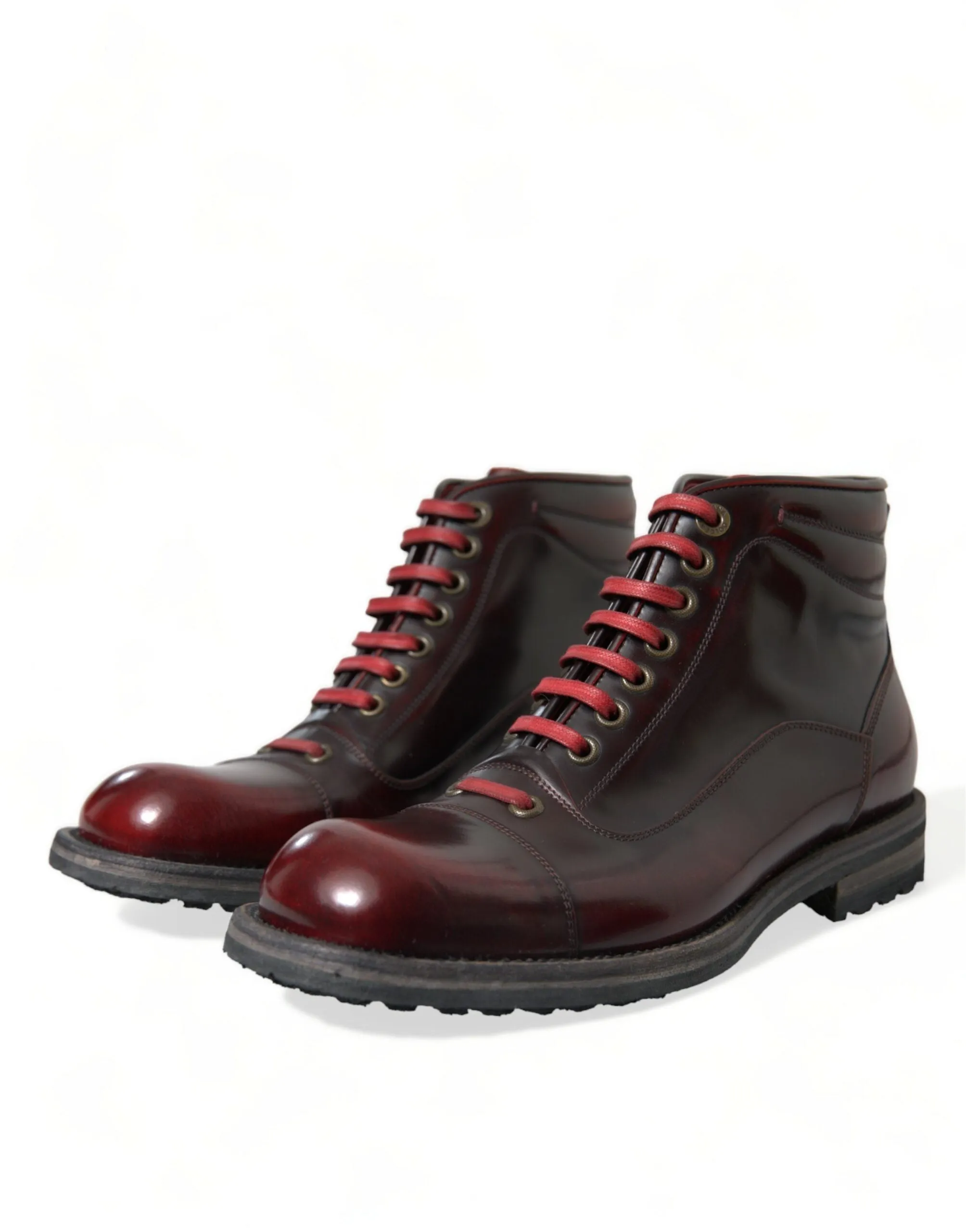 Dapper Dual-Tone Leather Ankle Boots sold by Louxly product image thumbnail 3