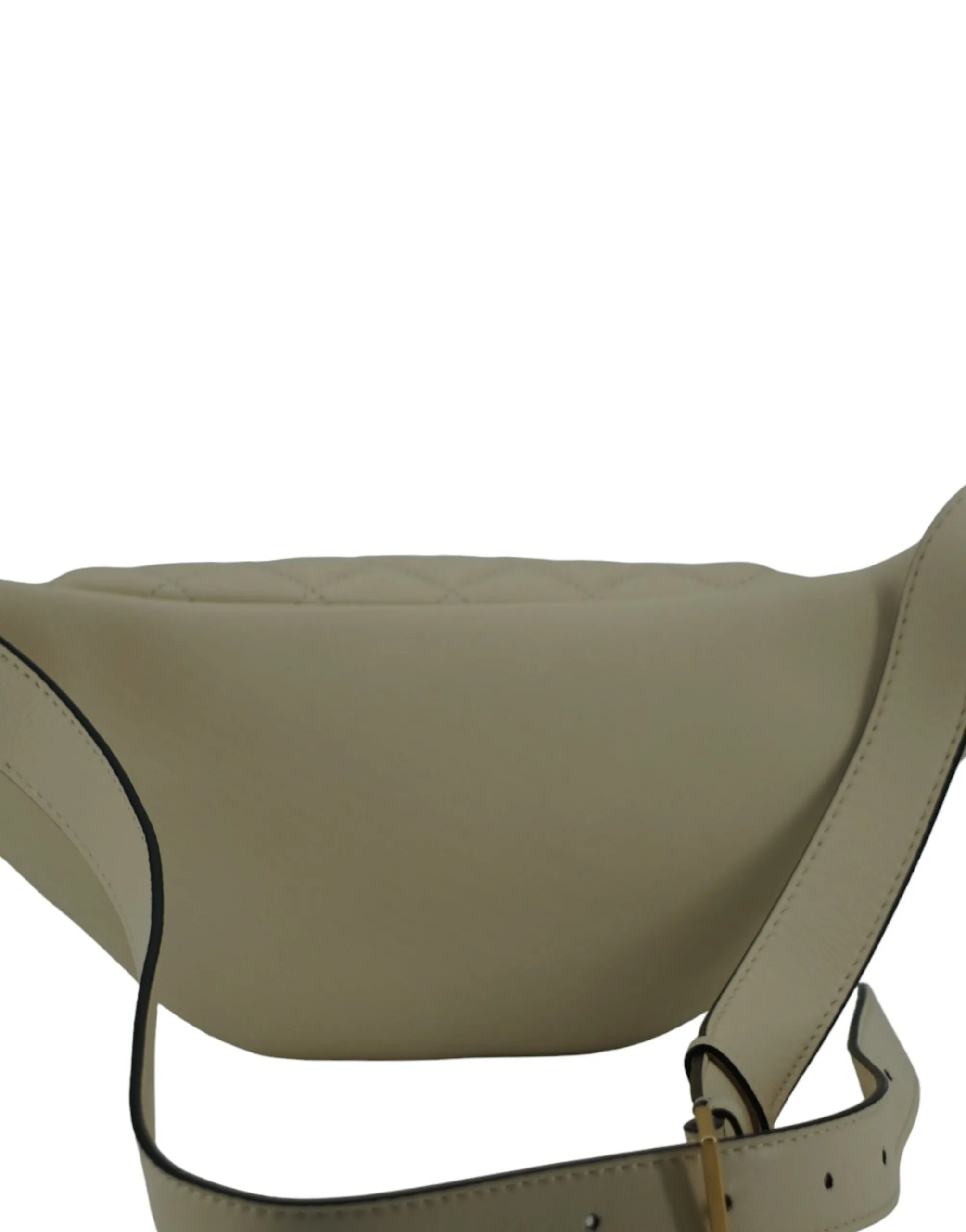 Elegant White Lamb Leather Belt Bag sold by Louxly product image thumbnail 2