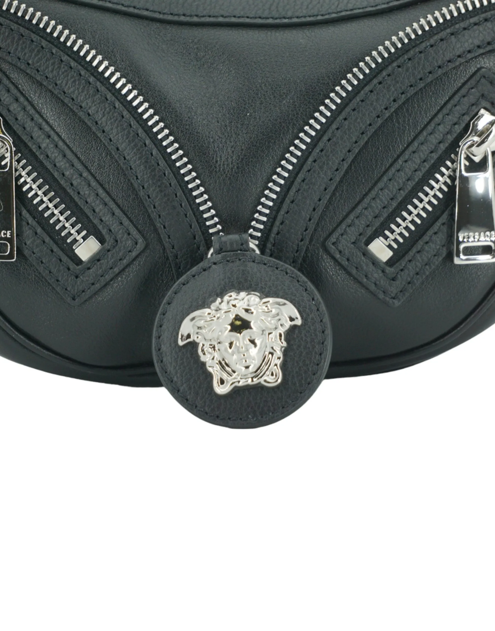 Elegant Black Mini Hobo Shoulder Bag sold by Louxly product image thumbnail 4