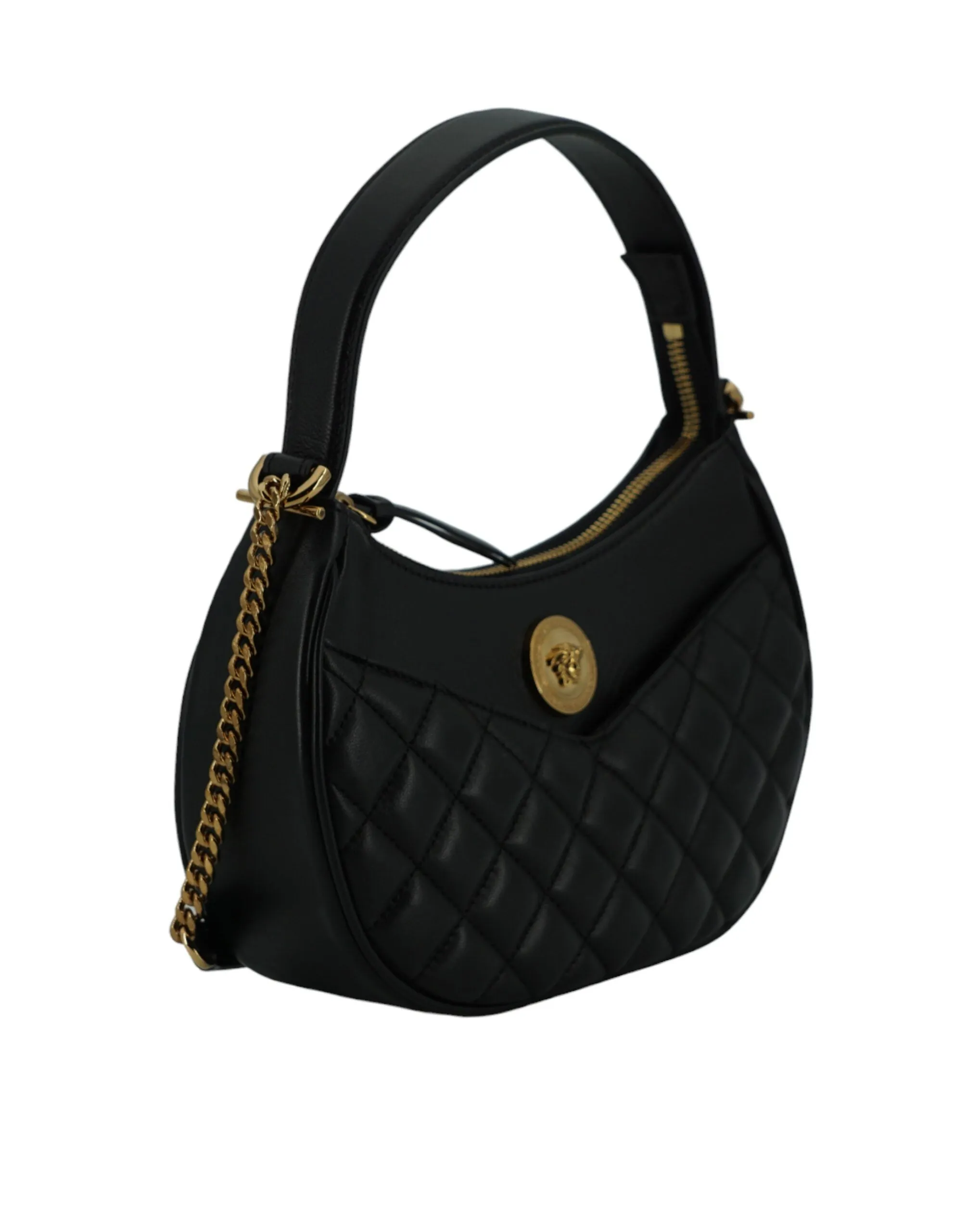 Elegant Half Moon Leather Shoulder Bag sold by Louxly product image thumbnail 3