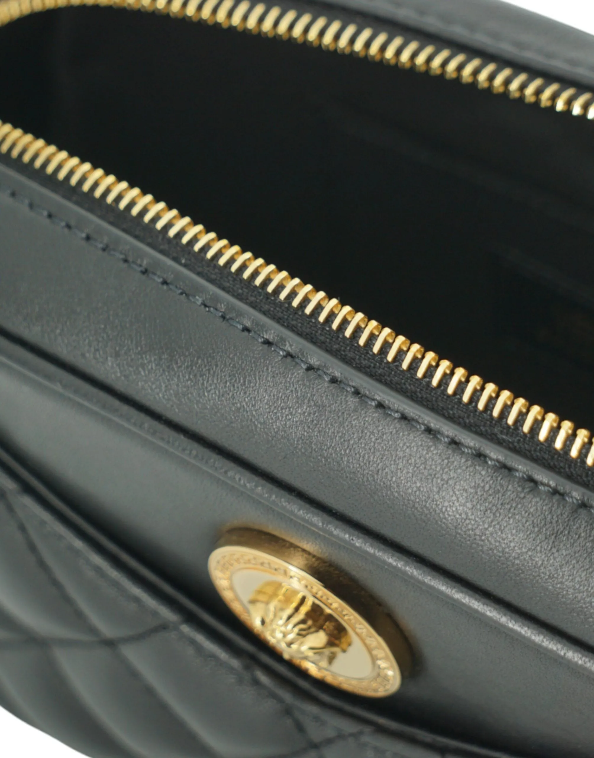 Elegant Small Black Leather Crossbody Bag sold by Louxly product image thumbnail 5
