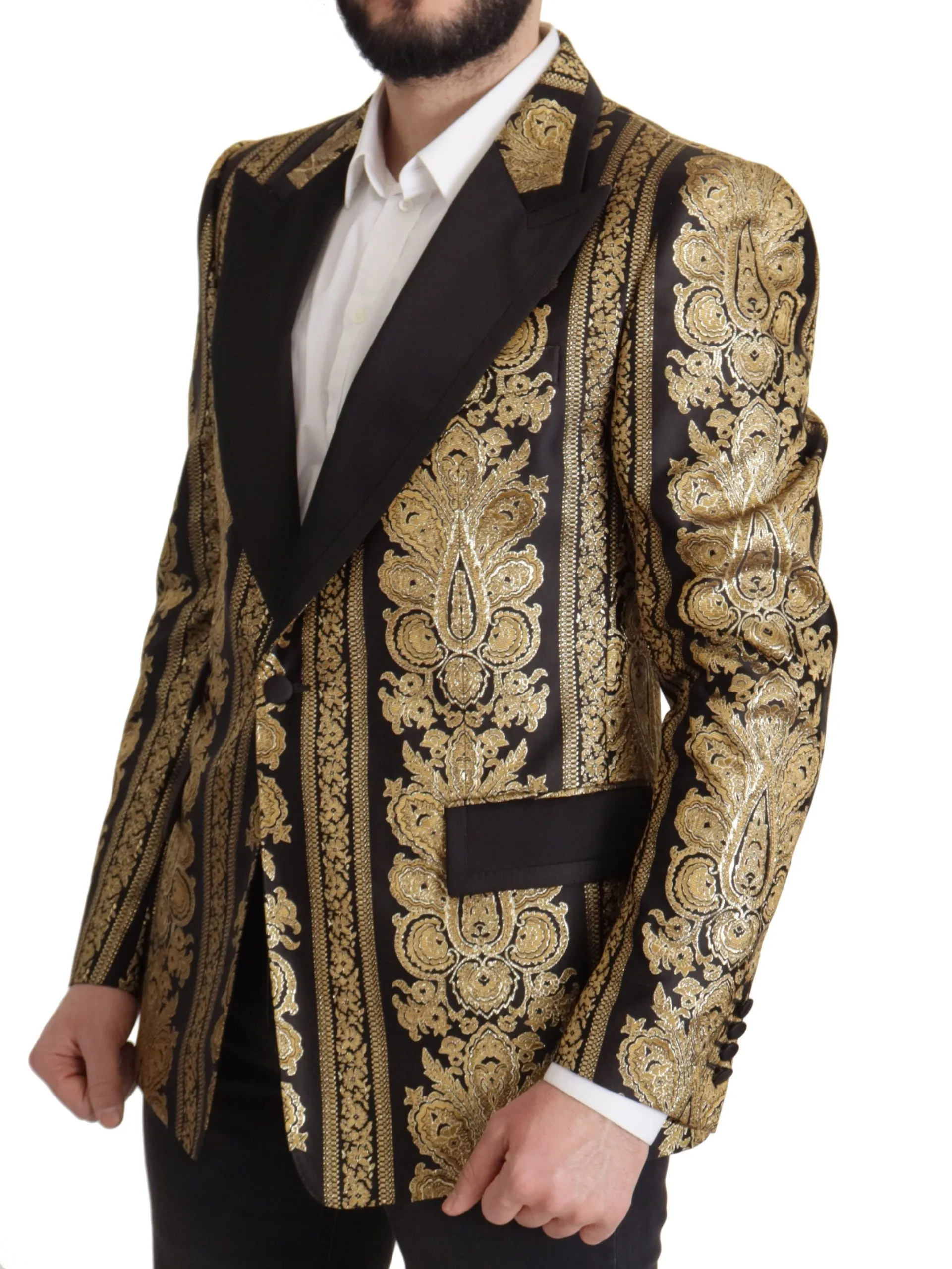 Elegant Single Breasted Jacquard Blazer sold by Louxly product image thumbnail 3