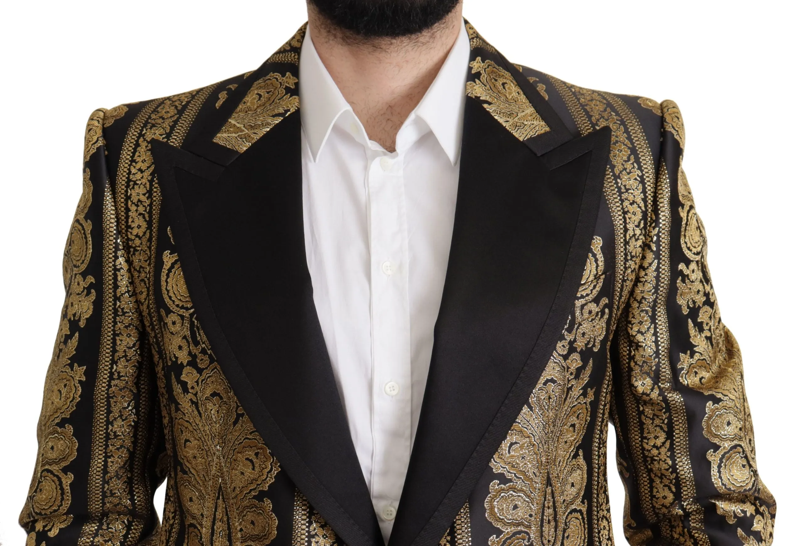 Elegant Single Breasted Jacquard Blazer sold by Louxly product image thumbnail 4