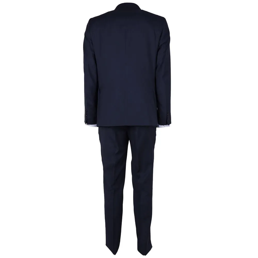 Blue Virgin Wool Mens Suit sold by Louxly product image thumbnail 2