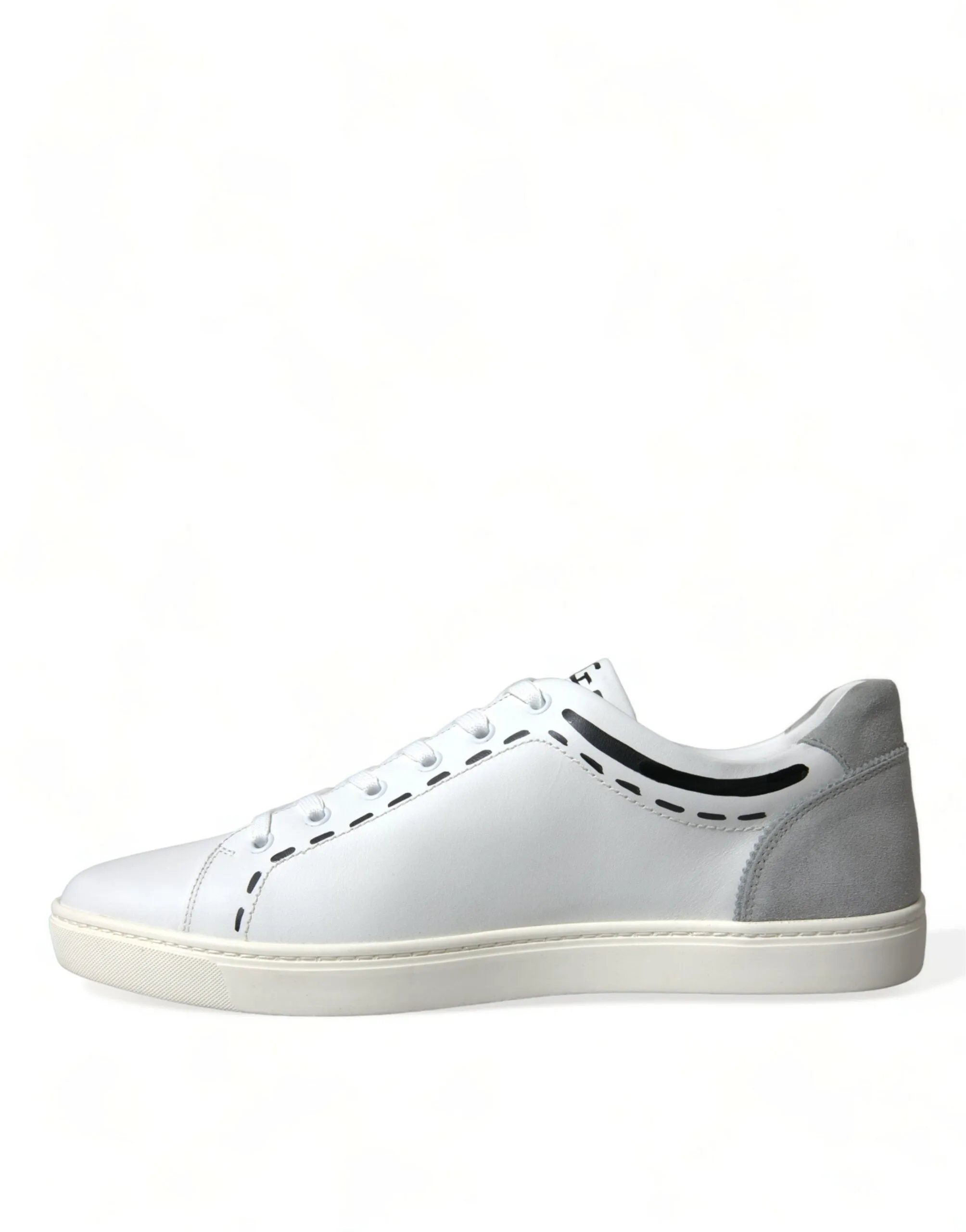 Elegant White Calfskin Leather Sneakers sold by Louxly product image thumbnail 5