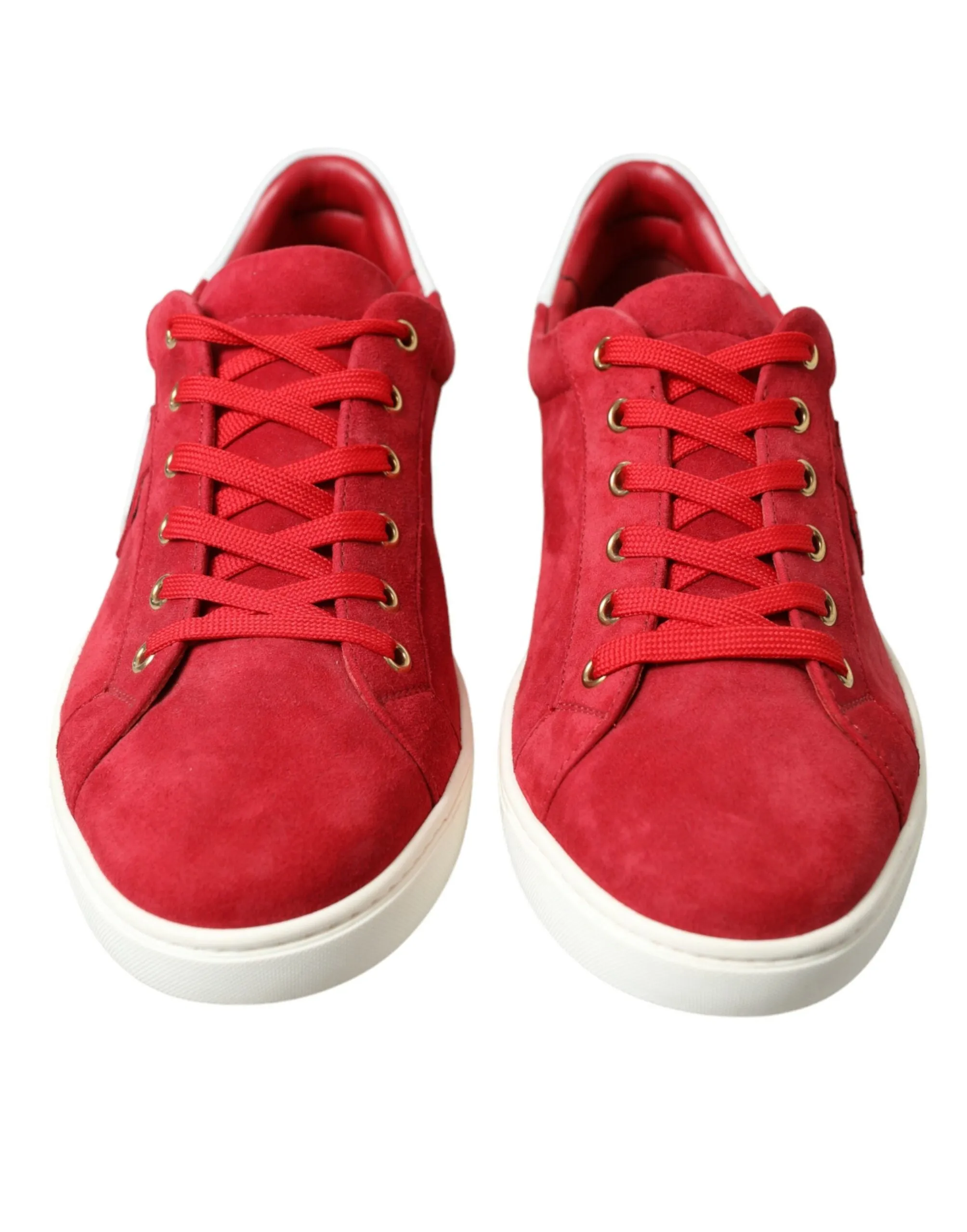 Elegant Red & White Low Top Sneakers sold by Louxly product image thumbnail 2