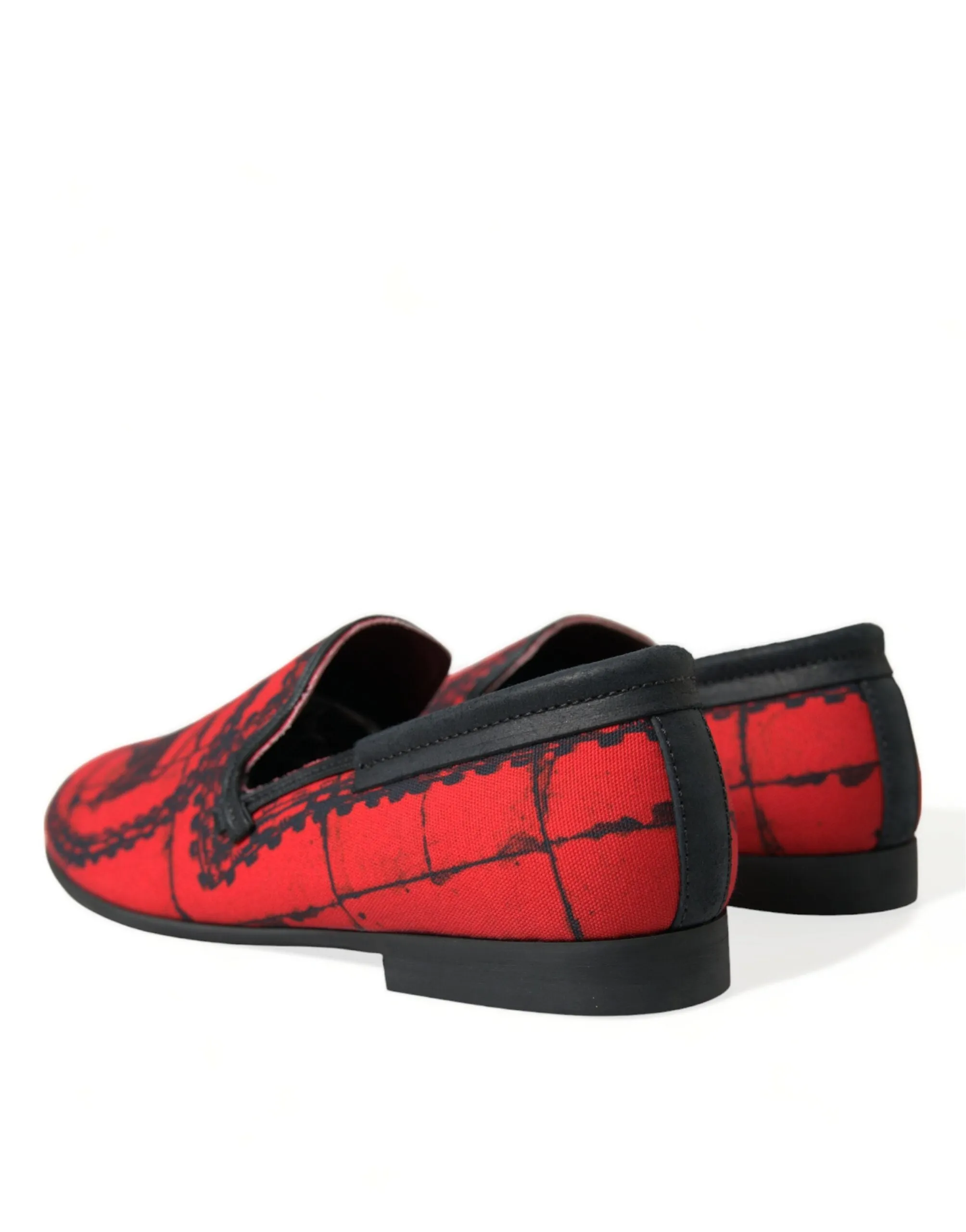 Torero-Inspired Luxe Red & Black Loafers sold by Louxly product image thumbnail 4
